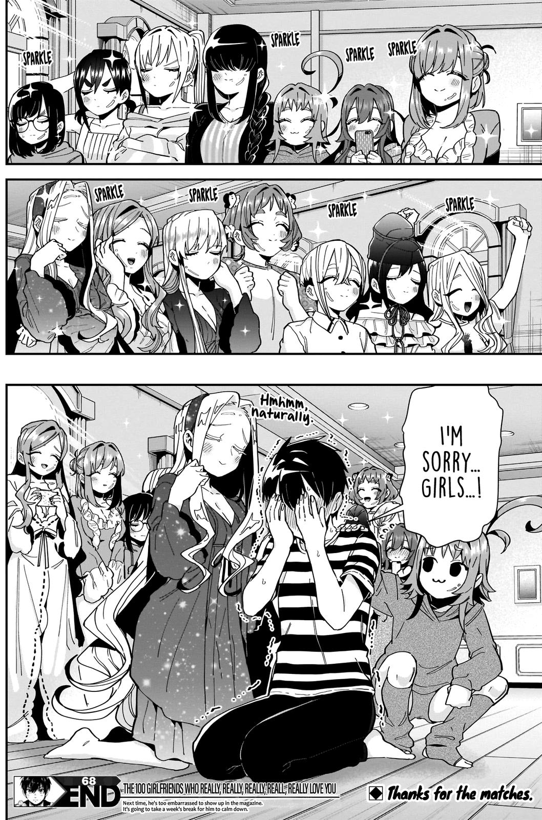 Kimi no Koto ga Daidaidaidaidaisuki na 100-nin no Kanojo Chap 68 - Next Chap 69