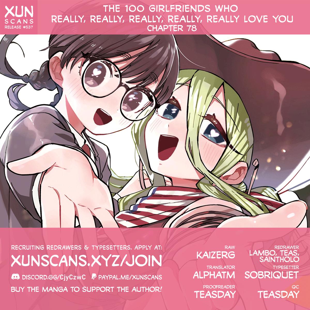 Kimi no Koto ga Daidaidaidaidaisuki na 100-nin no Kanojo Chap 78 - Next Chap 79