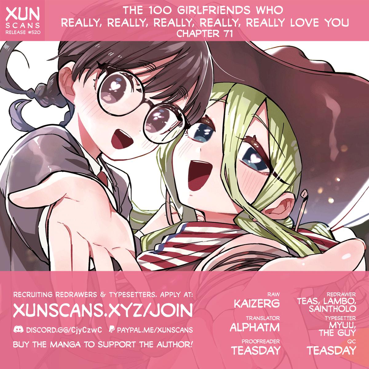 Kimi no Koto ga Daidaidaidaidaisuki na 100-nin no Kanojo Chap 71 - Next Chap 72