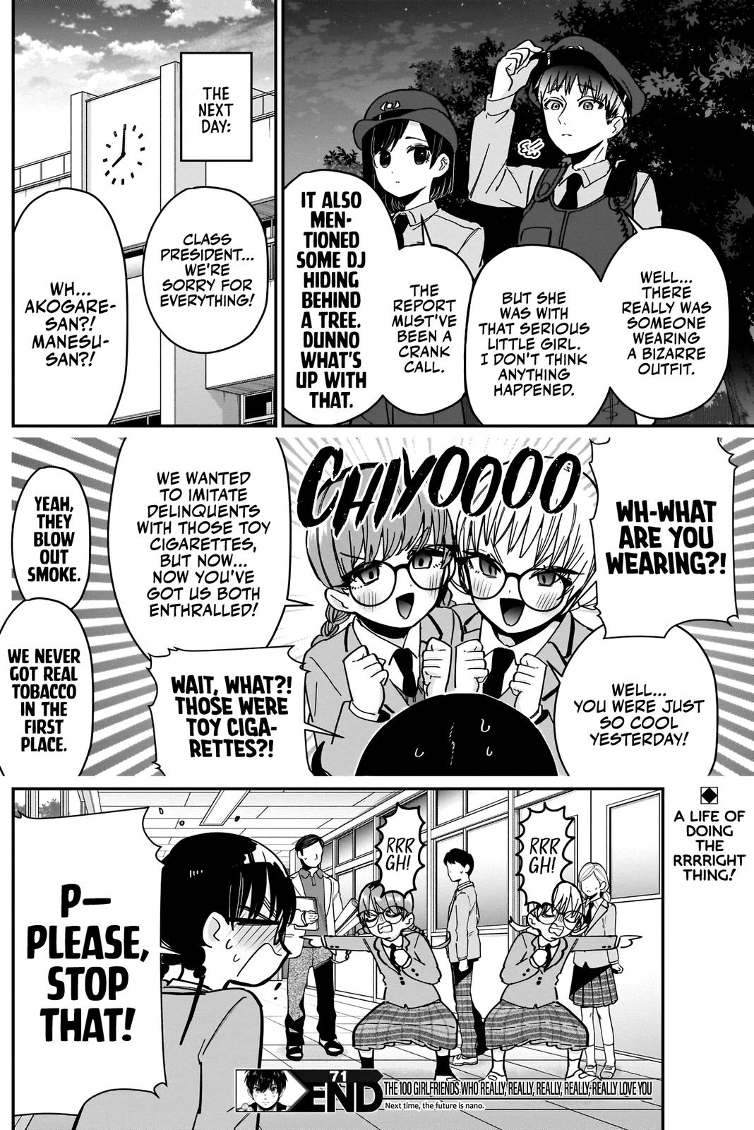 Kimi no Koto ga Daidaidaidaidaisuki na 100-nin no Kanojo Chap 71 - Next Chap 72