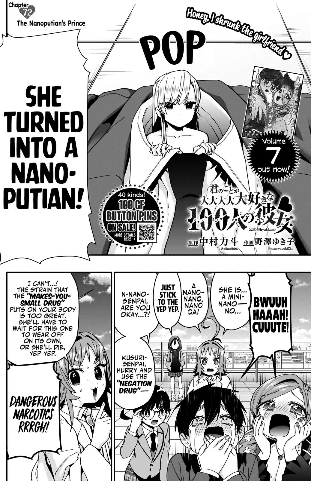 Kimi no Koto ga Daidaidaidaidaisuki na 100-nin no Kanojo Chap 72 - Next Chap 73