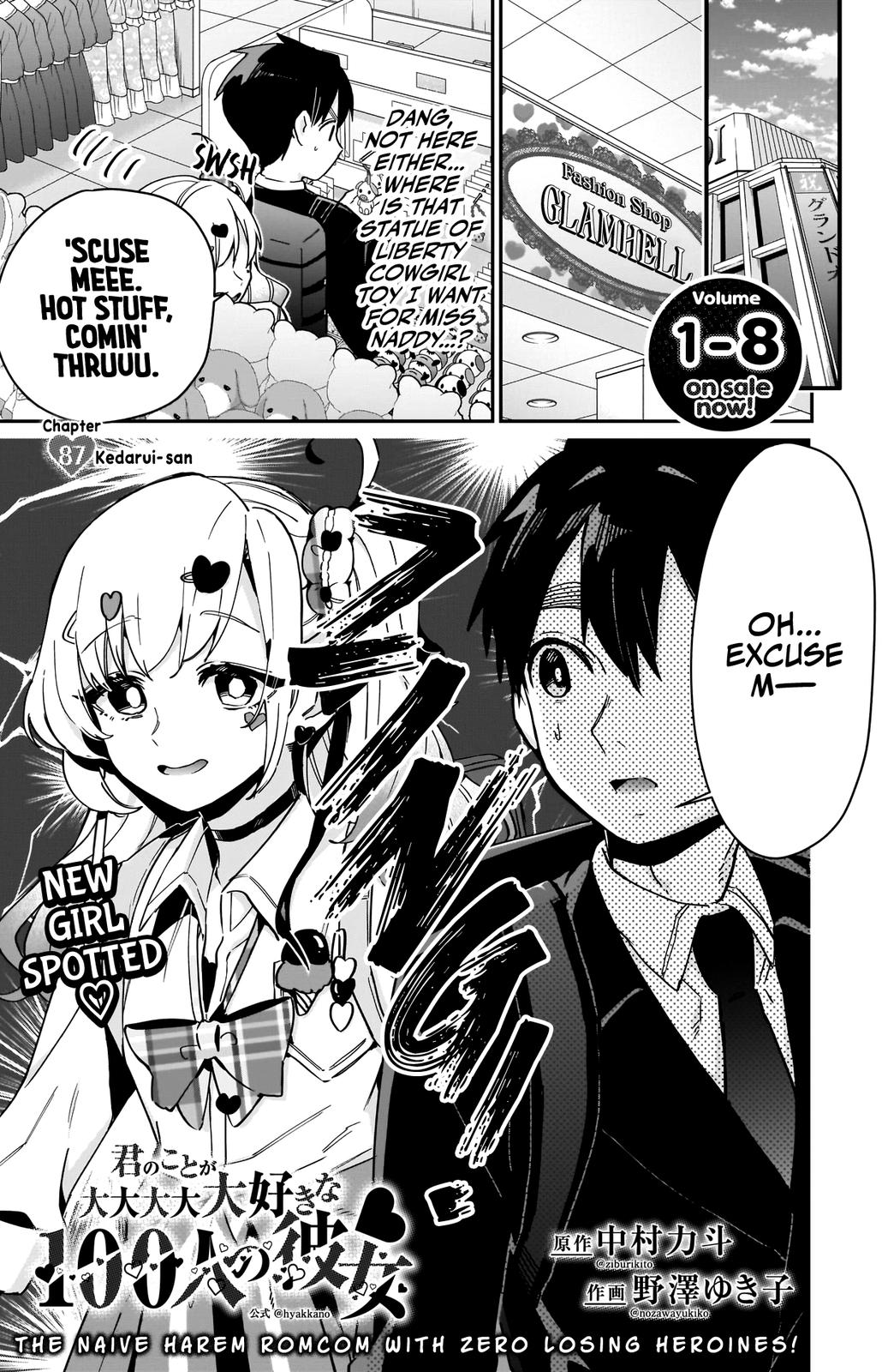 Kimi no Koto ga Daidaidaidaidaisuki na 100-nin no Kanojo Chap 87 - Next Chap 88