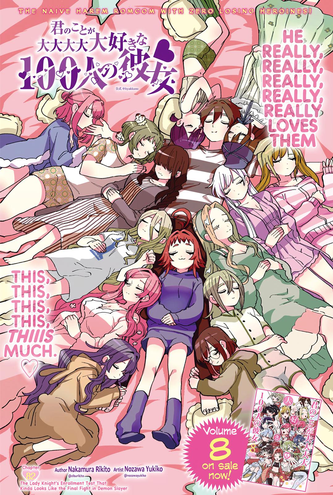 Kimi no Koto ga Daidaidaidaidaisuki na 100-nin no Kanojo Chap 82 - Next Chap 83