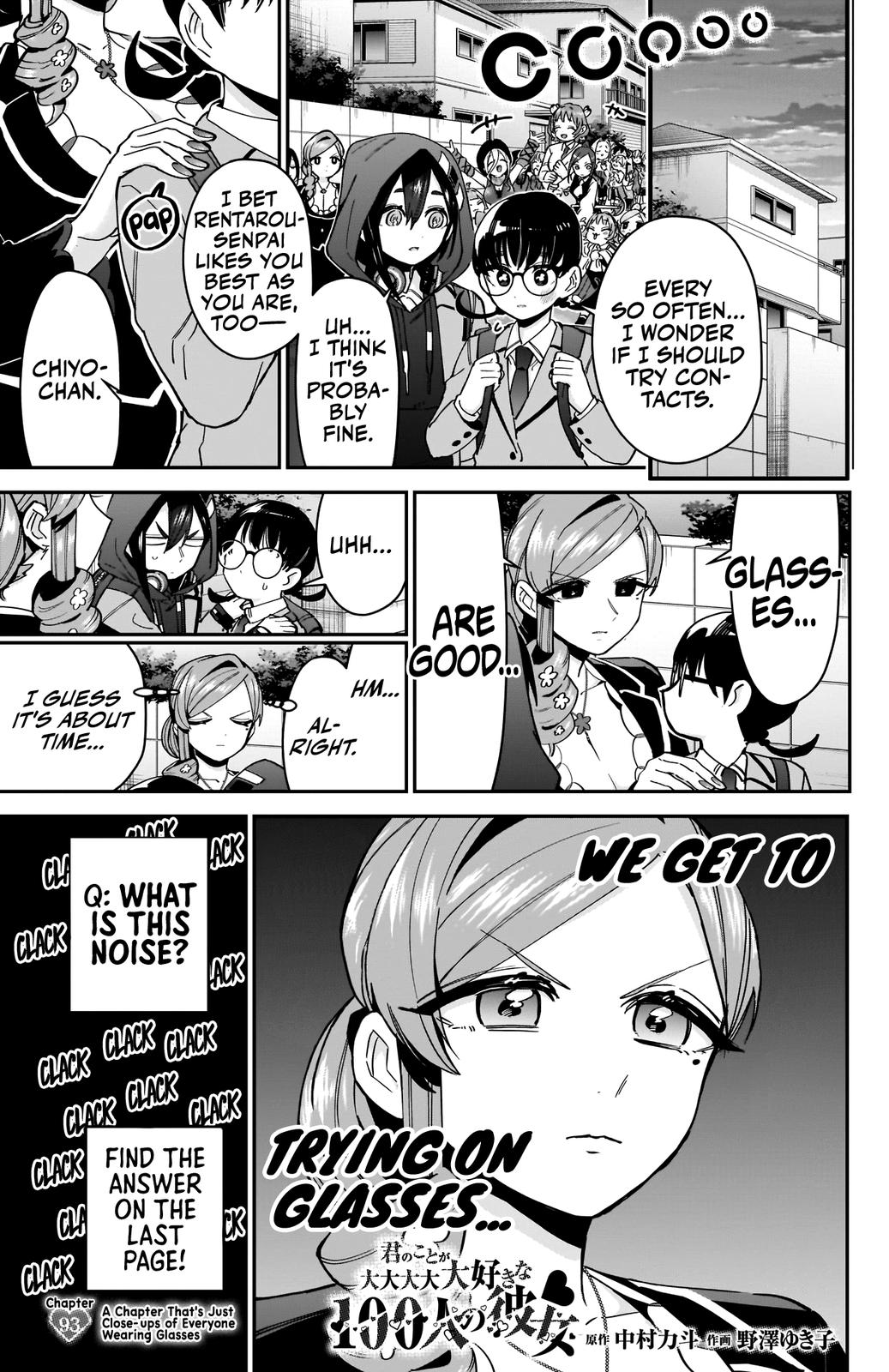 Kimi no Koto ga Daidaidaidaidaisuki na 100-nin no Kanojo Chap 93 - Next Chap 94