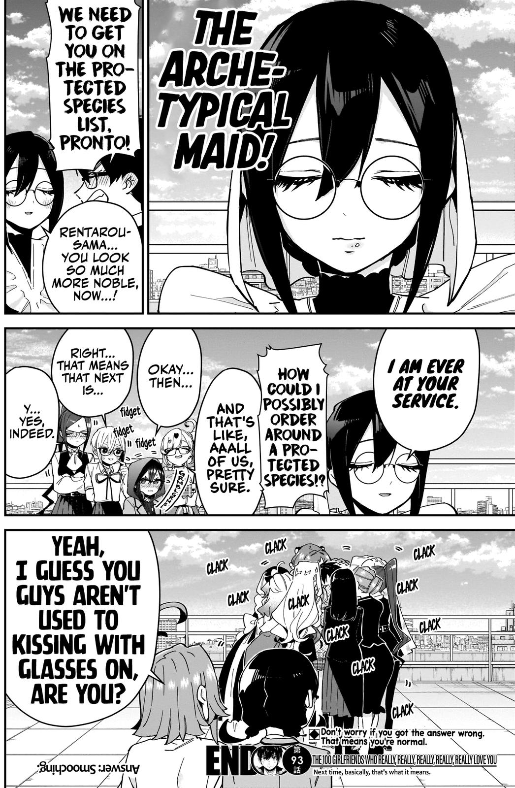 Kimi no Koto ga Daidaidaidaidaisuki na 100-nin no Kanojo Chap 93 - Next Chap 94