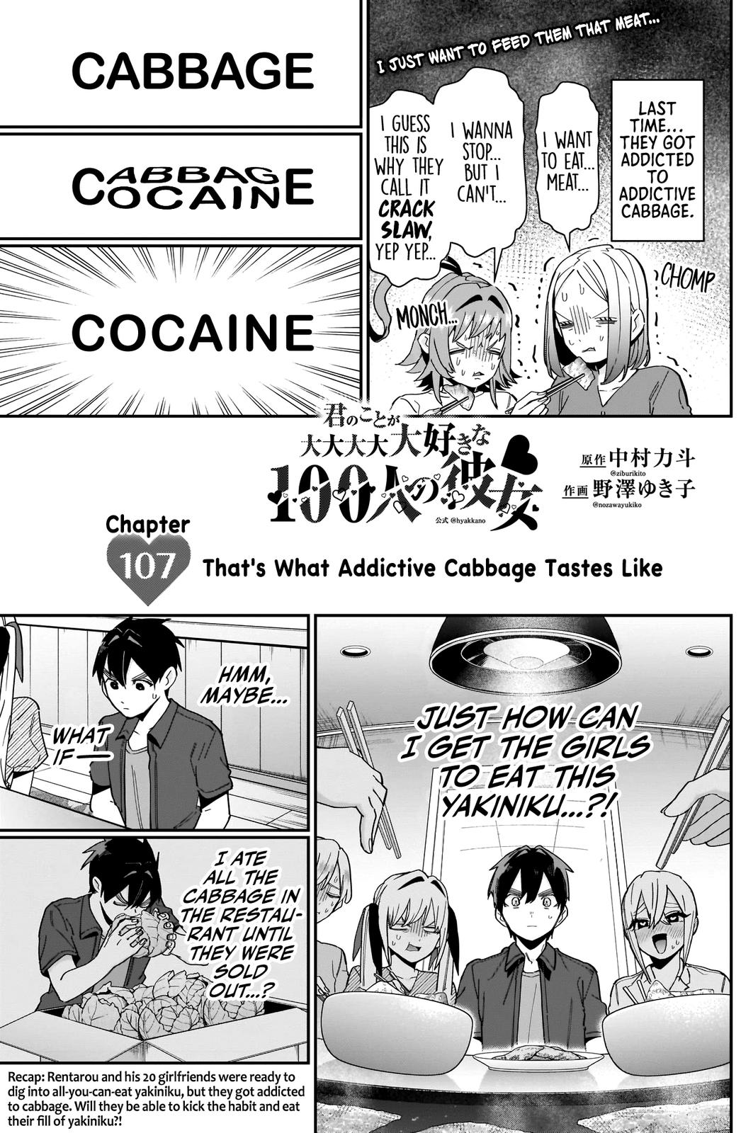 Kimi no Koto ga Daidaidaidaidaisuki na 100-nin no Kanojo Chap 107 - Next Chap 108