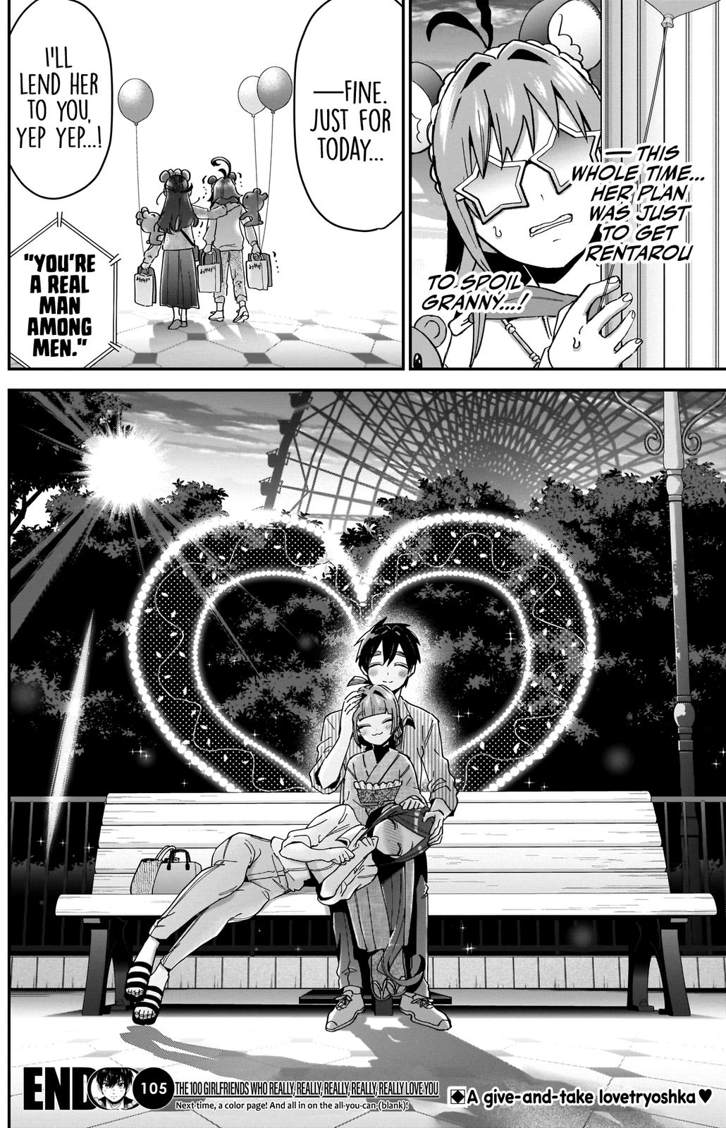 Kimi no Koto ga Daidaidaidaidaisuki na 100-nin no Kanojo Chap 105 - Next Chap 106
