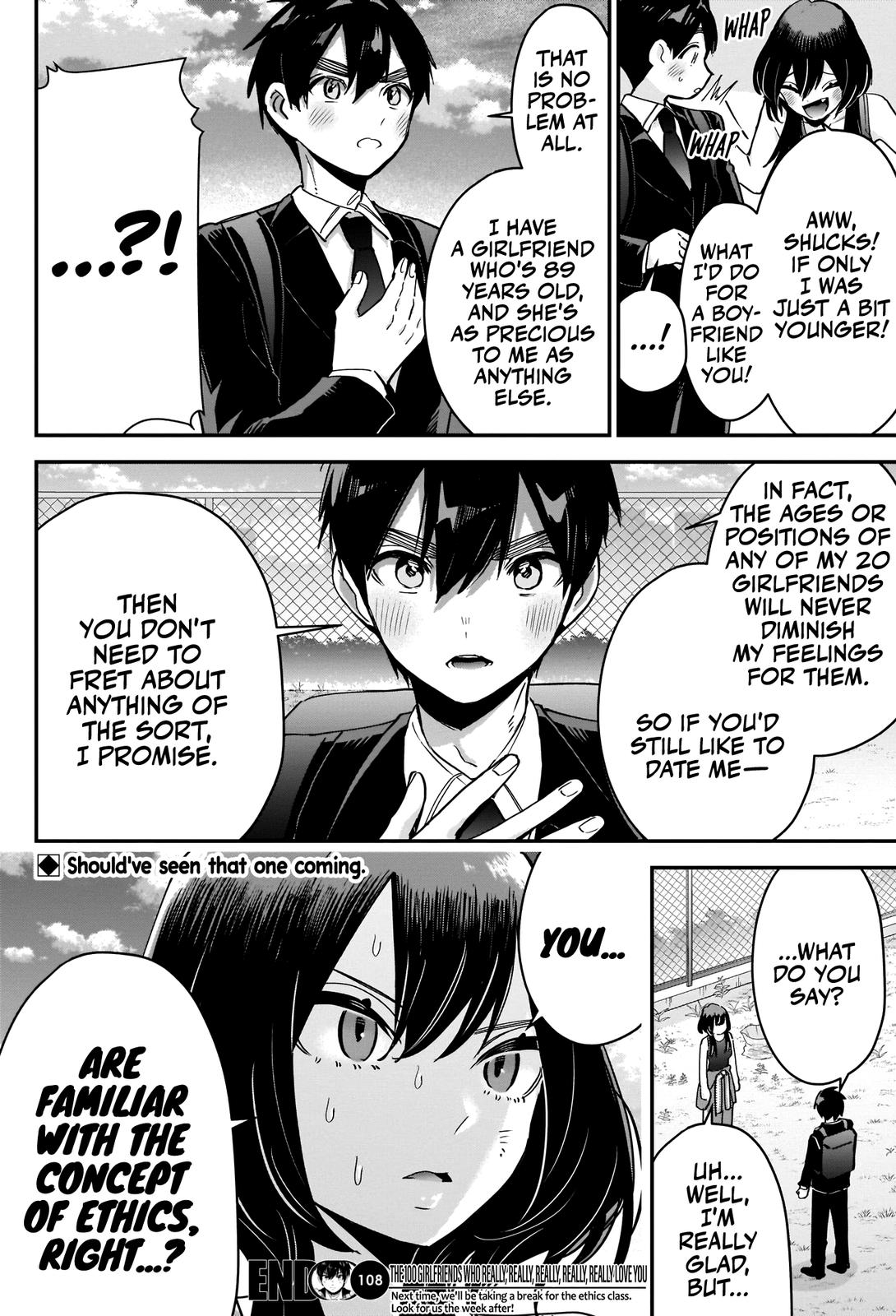 Kimi no Koto ga Daidaidaidaidaisuki na 100-nin no Kanojo Chap 108 - Next Chap 109