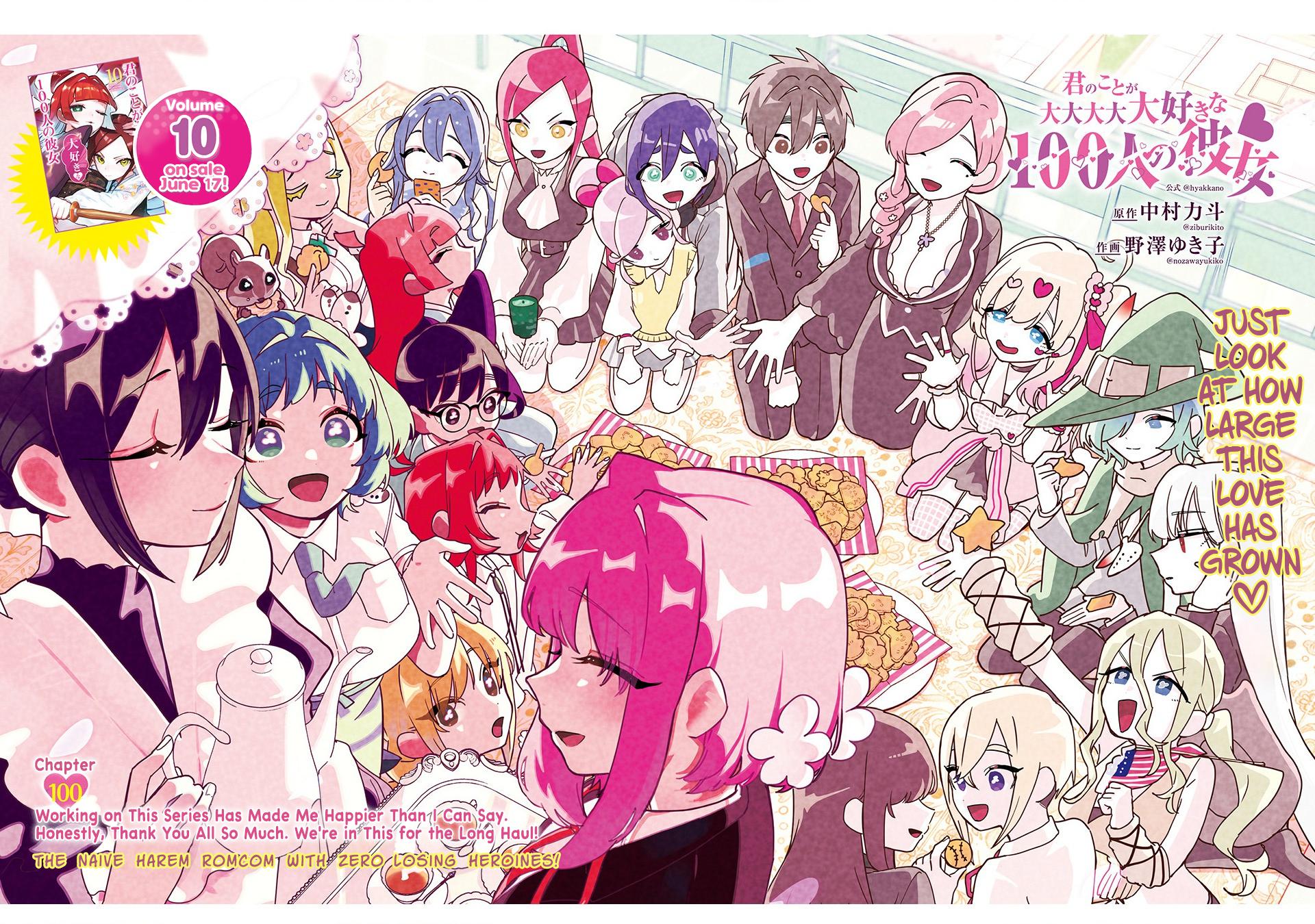 Kimi no Koto ga Daidaidaidaidaisuki na 100-nin no Kanojo Chap 100 - Next Chap 101