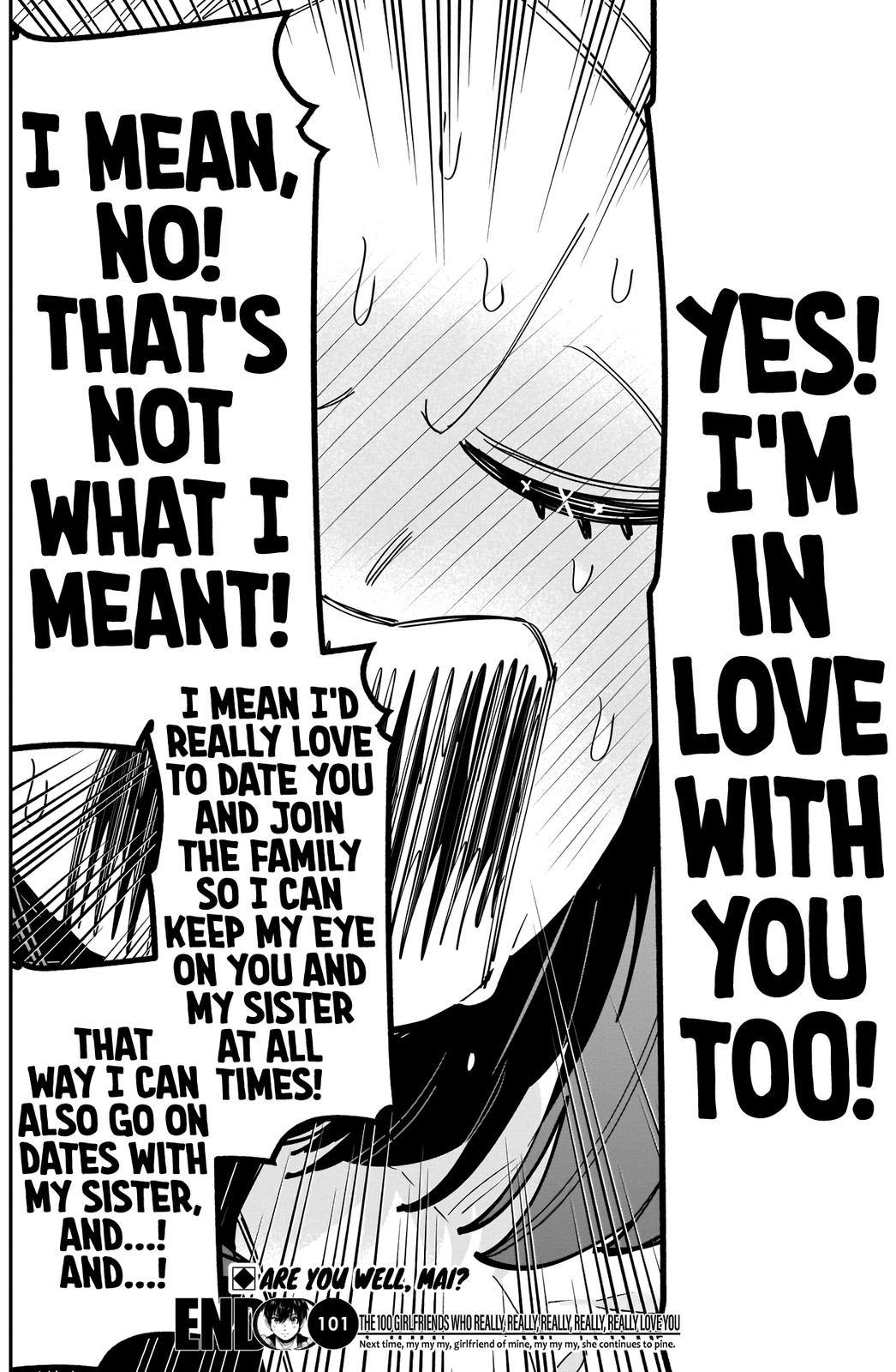 Kimi no Koto ga Daidaidaidaidaisuki na 100-nin no Kanojo Chap 101 - Next Chap 102