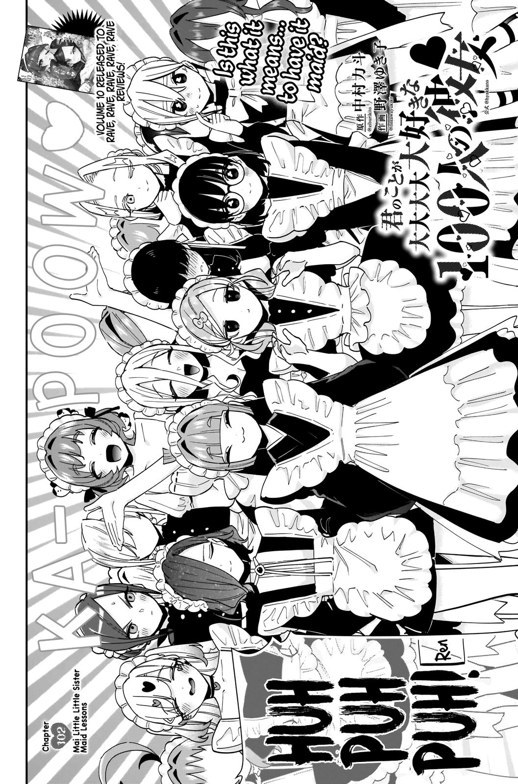 Kimi no Koto ga Daidaidaidaidaisuki na 100-nin no Kanojo Chap 102 - Next Chap 103