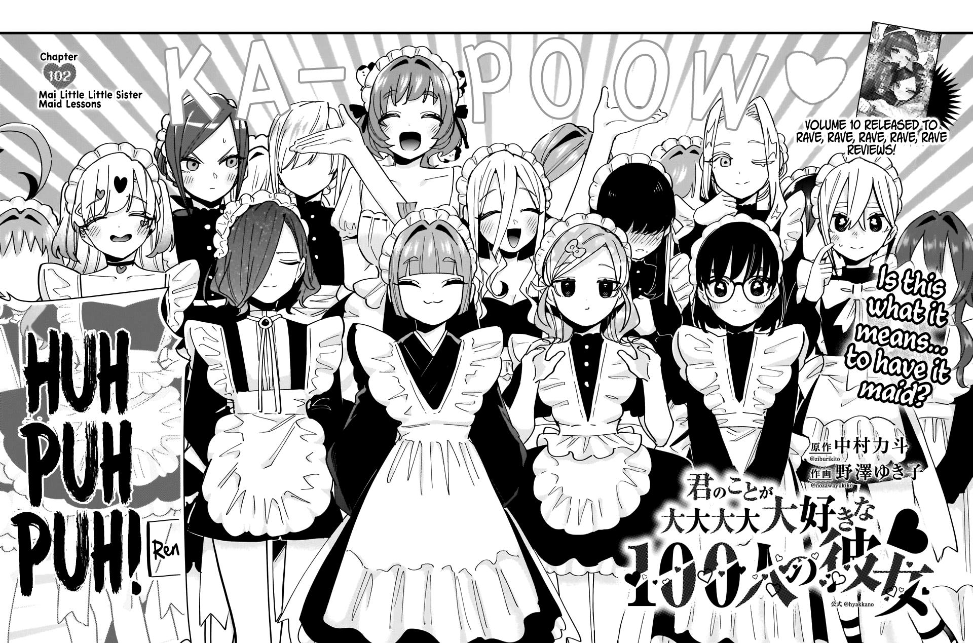 Kimi no Koto ga Daidaidaidaidaisuki na 100-nin no Kanojo Chap 102 - Next Chap 103
