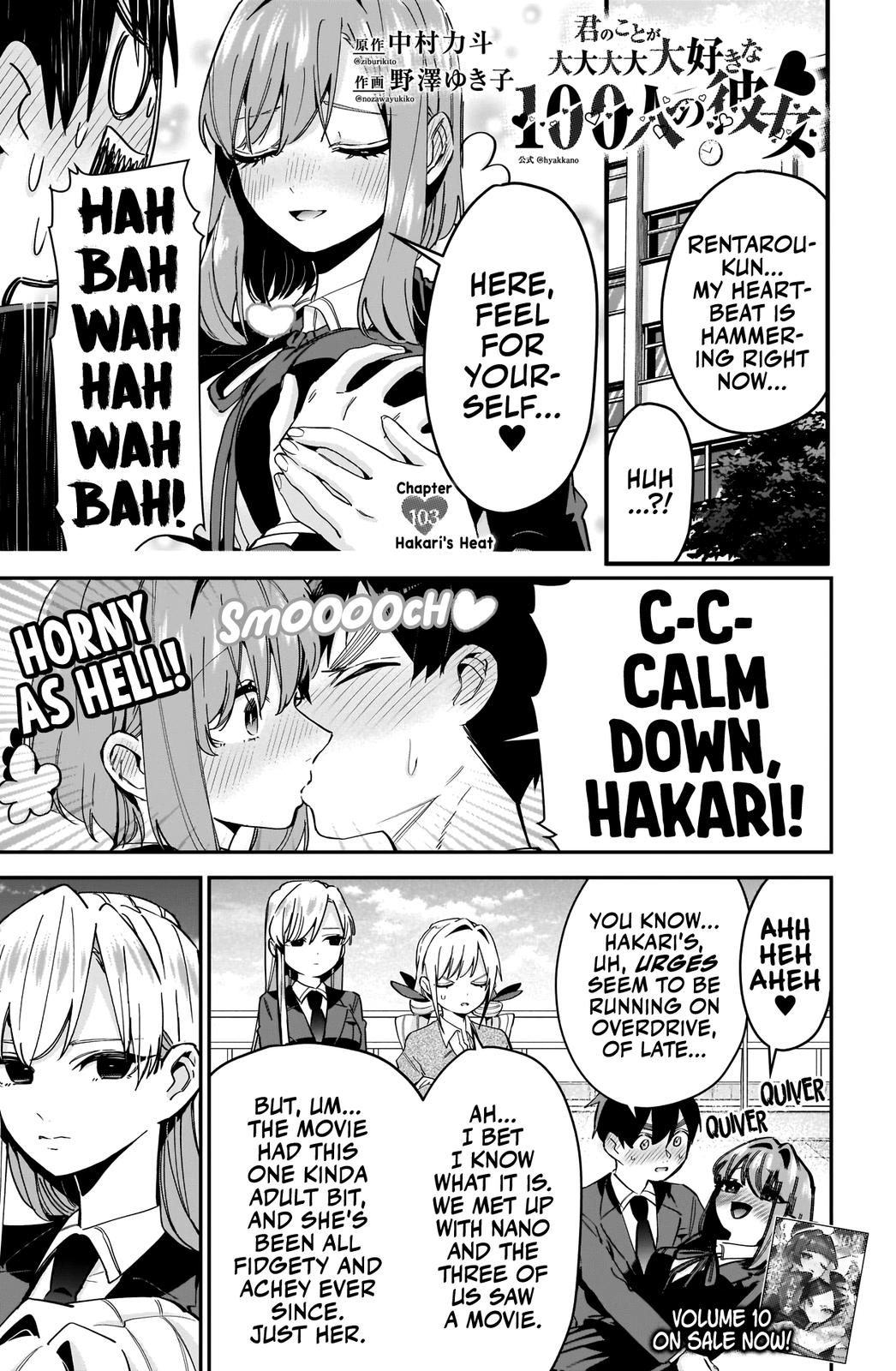 Kimi no Koto ga Daidaidaidaidaisuki na 100-nin no Kanojo Chap 103 - Next Chap 104