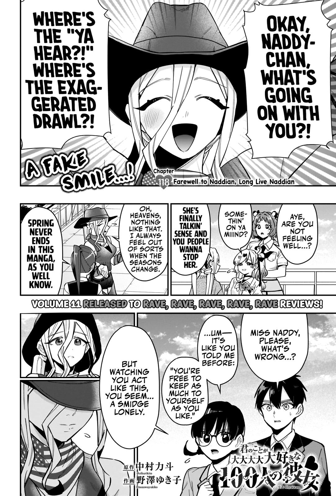 Kimi no Koto ga Daidaidaidaidaisuki na 100-nin no Kanojo Chap 118 - Next Chap 119