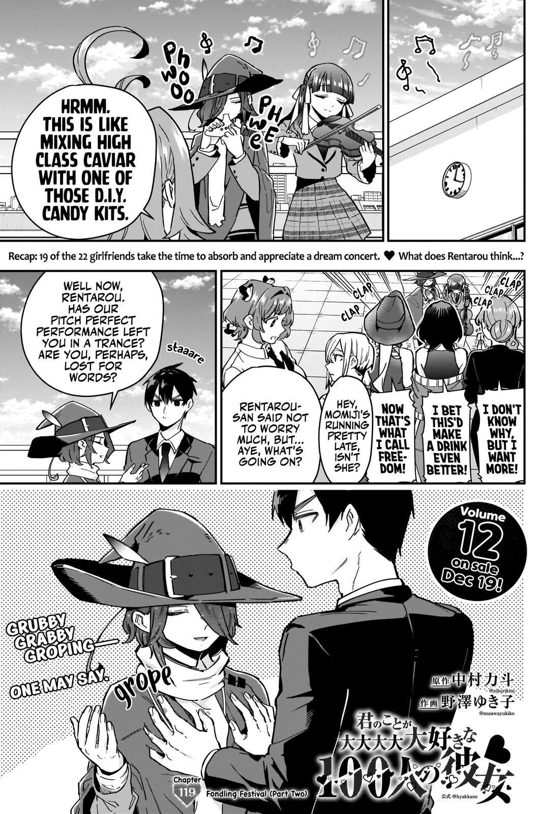 Kimi no Koto ga Daidaidaidaidaisuki na 100-nin no Kanojo Chap 119 - Next Chap 120