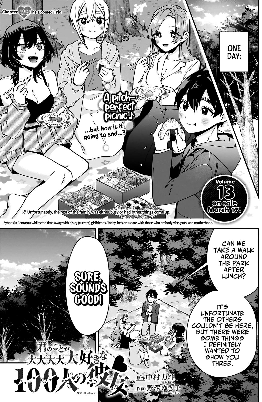 Kimi no Koto ga Daidaidaidaidaisuki na 100-nin no Kanojo Chap 129 - Next Chap 130