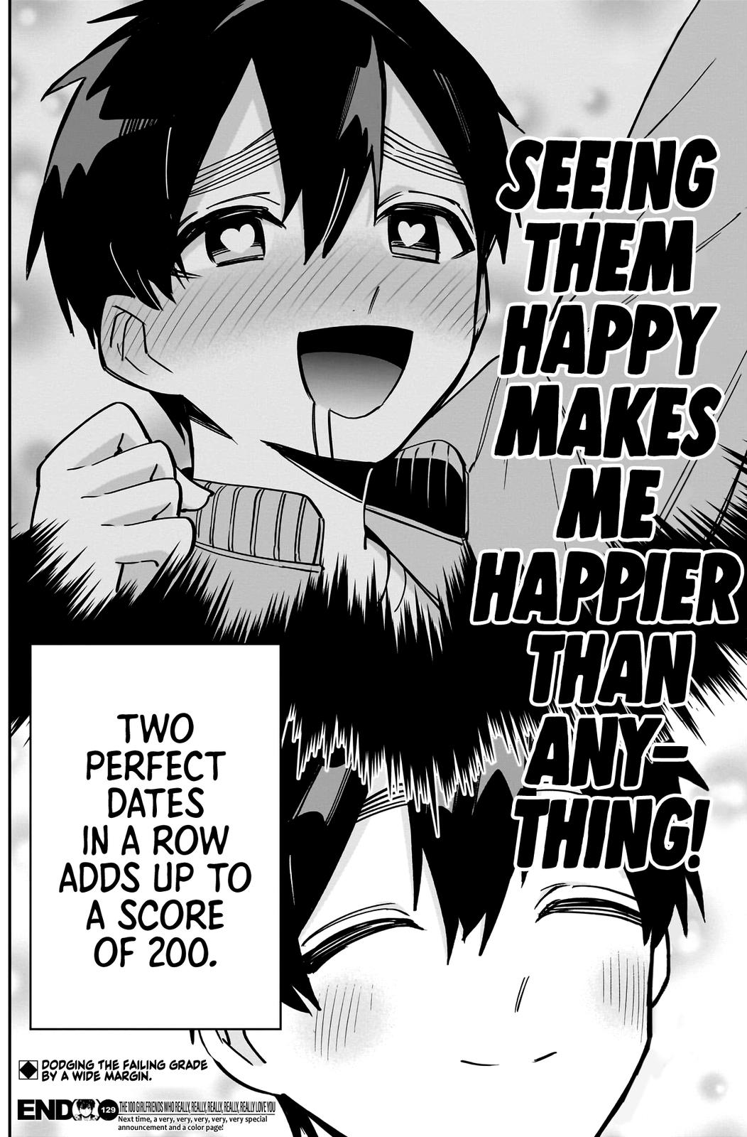Kimi no Koto ga Daidaidaidaidaisuki na 100-nin no Kanojo Chap 129 - Next Chap 130