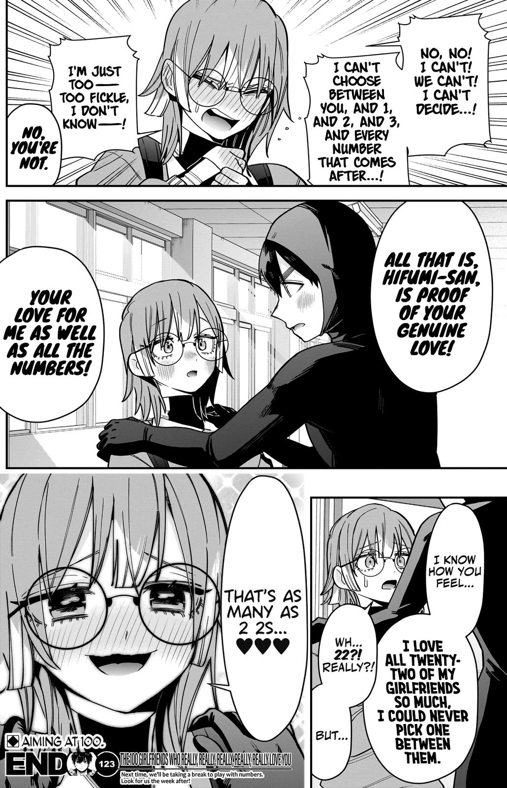 Kimi no Koto ga Daidaidaidaidaisuki na 100-nin no Kanojo Chap 123 - Next Chap 124