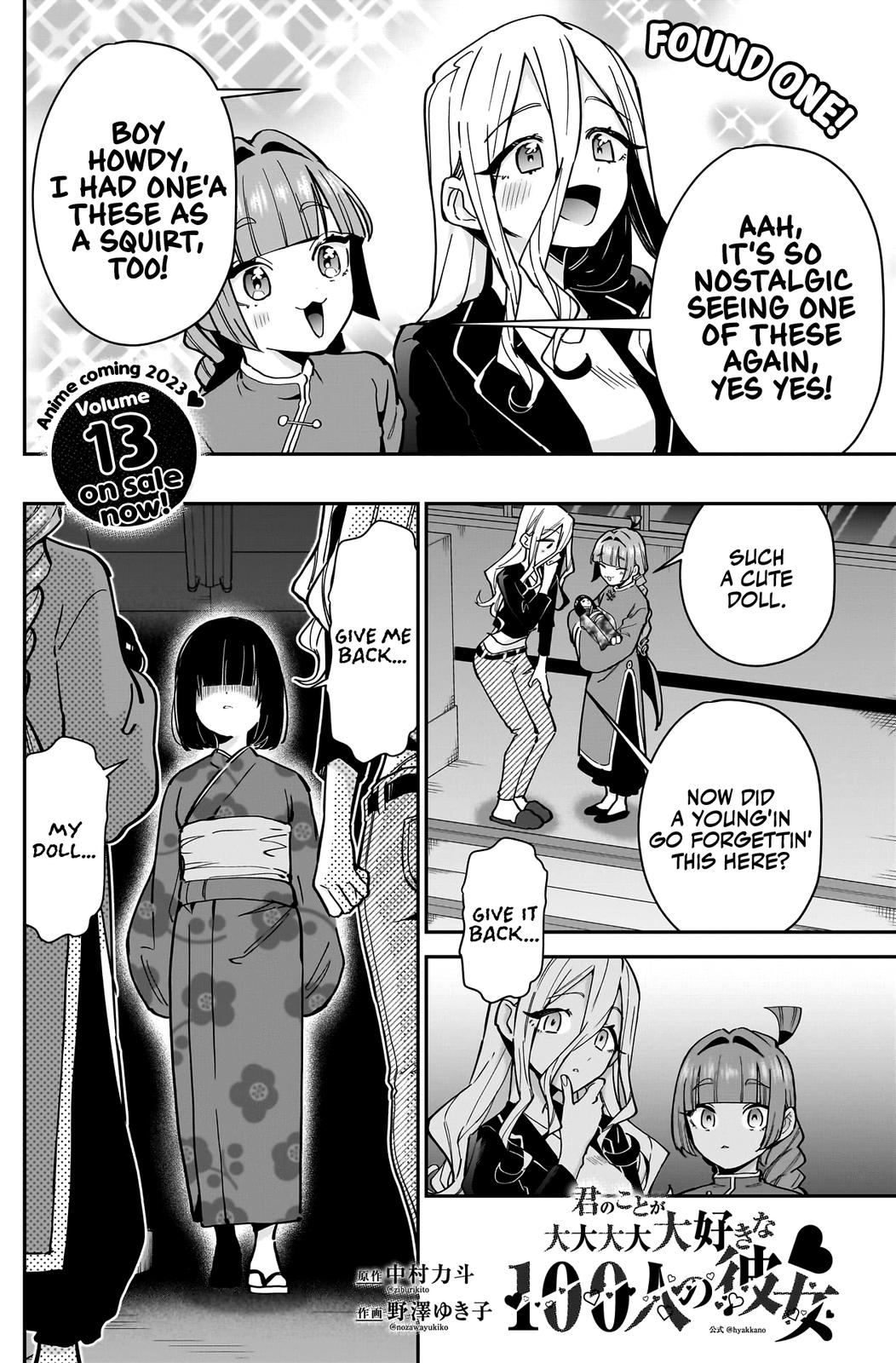 Kimi no Koto ga Daidaidaidaidaisuki na 100-nin no Kanojo Chap 137 - Next Chap 138