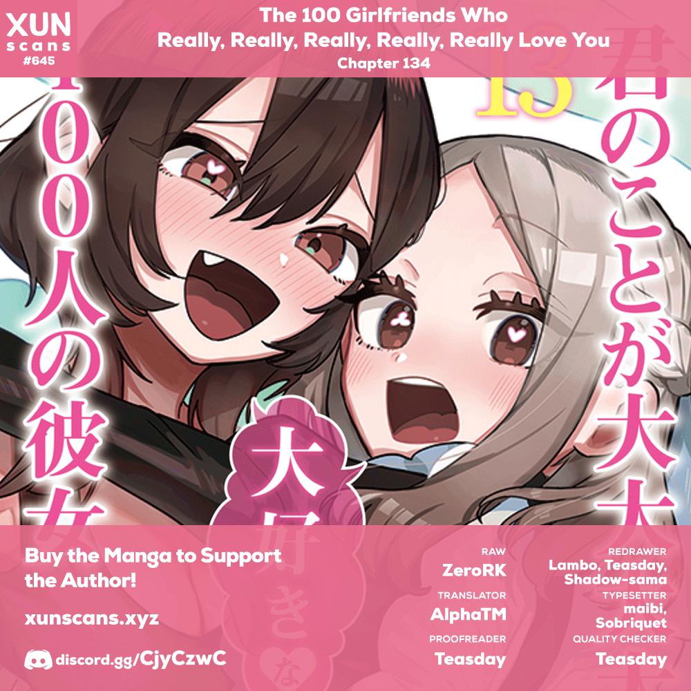 Kimi no Koto ga Daidaidaidaidaisuki na 100-nin no Kanojo Chap 134 - Next Chap 135