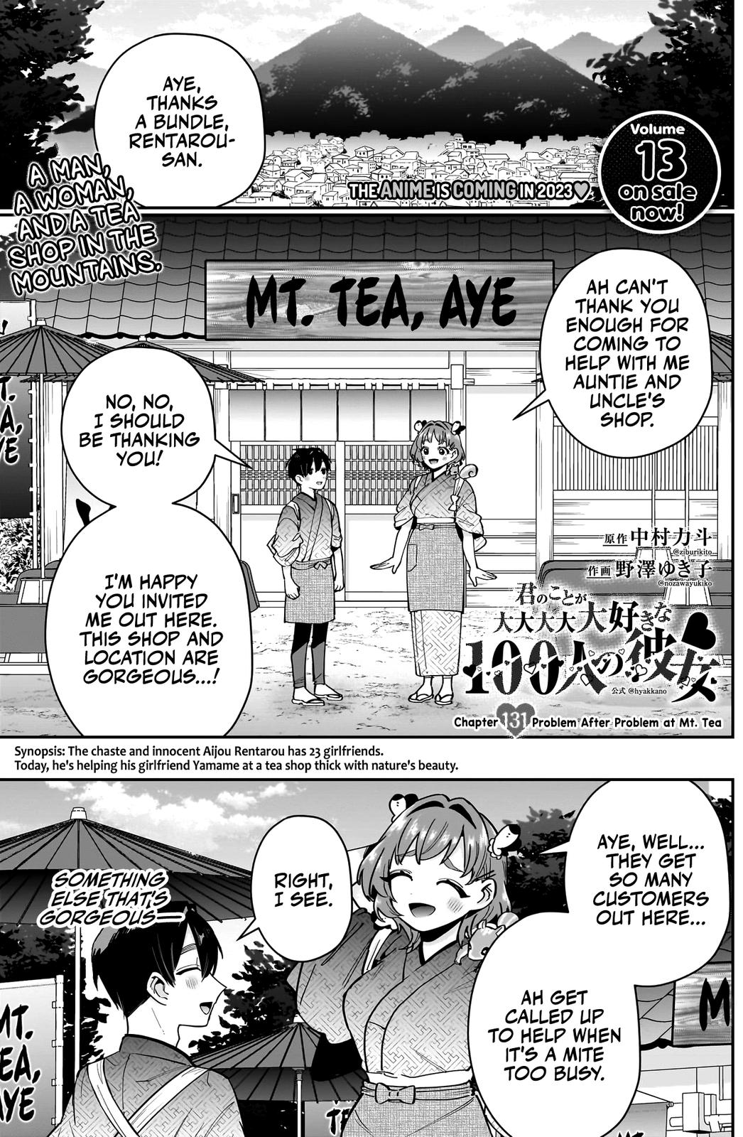 Kimi no Koto ga Daidaidaidaidaisuki na 100-nin no Kanojo Chap 131 - Next Chap 132