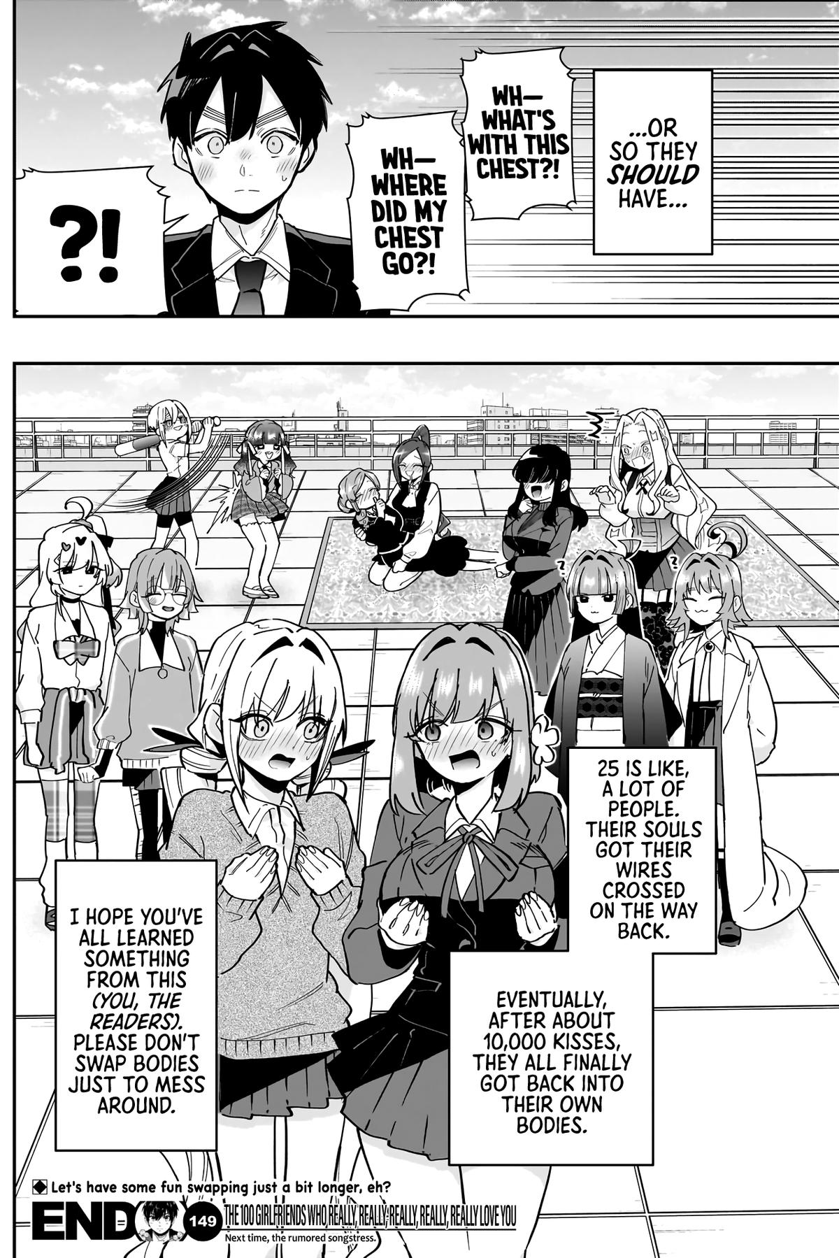 Kimi no Koto ga Daidaidaidaidaisuki na 100-nin no Kanojo Chap 149 - Next Chap 150