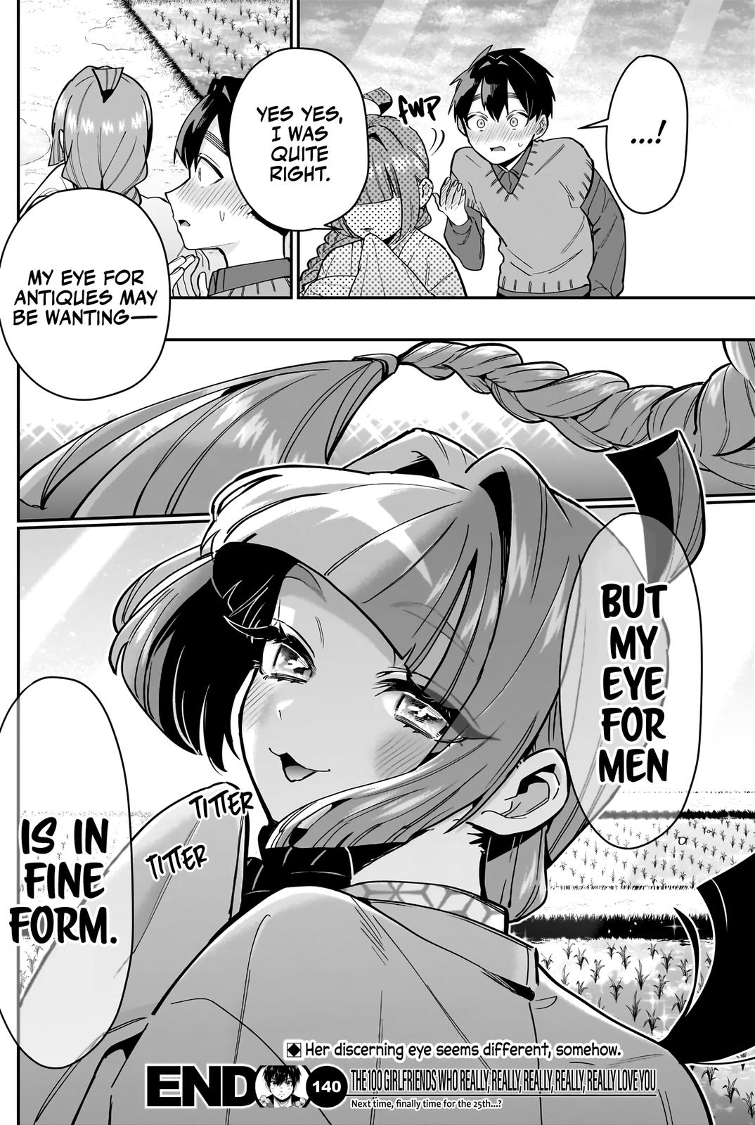 Kimi no Koto ga Daidaidaidaidaisuki na 100-nin no Kanojo Chap 140 - Next Chap 141