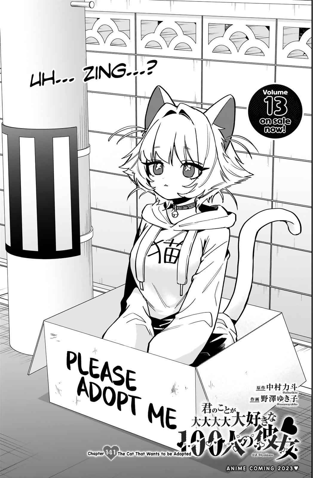Kimi no Koto ga Daidaidaidaidaisuki na 100-nin no Kanojo Chap 141 - Next Chap 142
