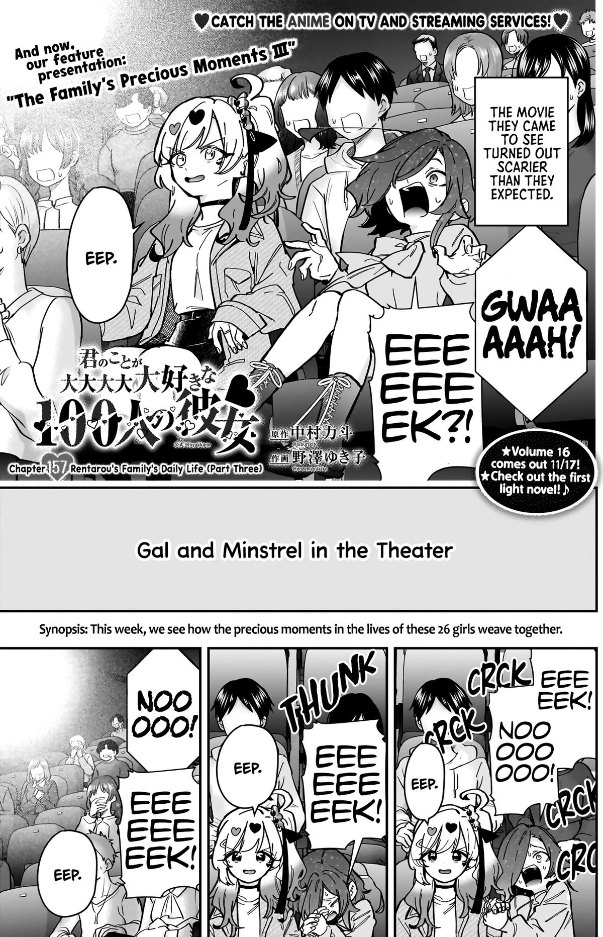 Kimi no Koto ga Daidaidaidaidaisuki na 100-nin no Kanojo Chap 157 - Next Chap 158