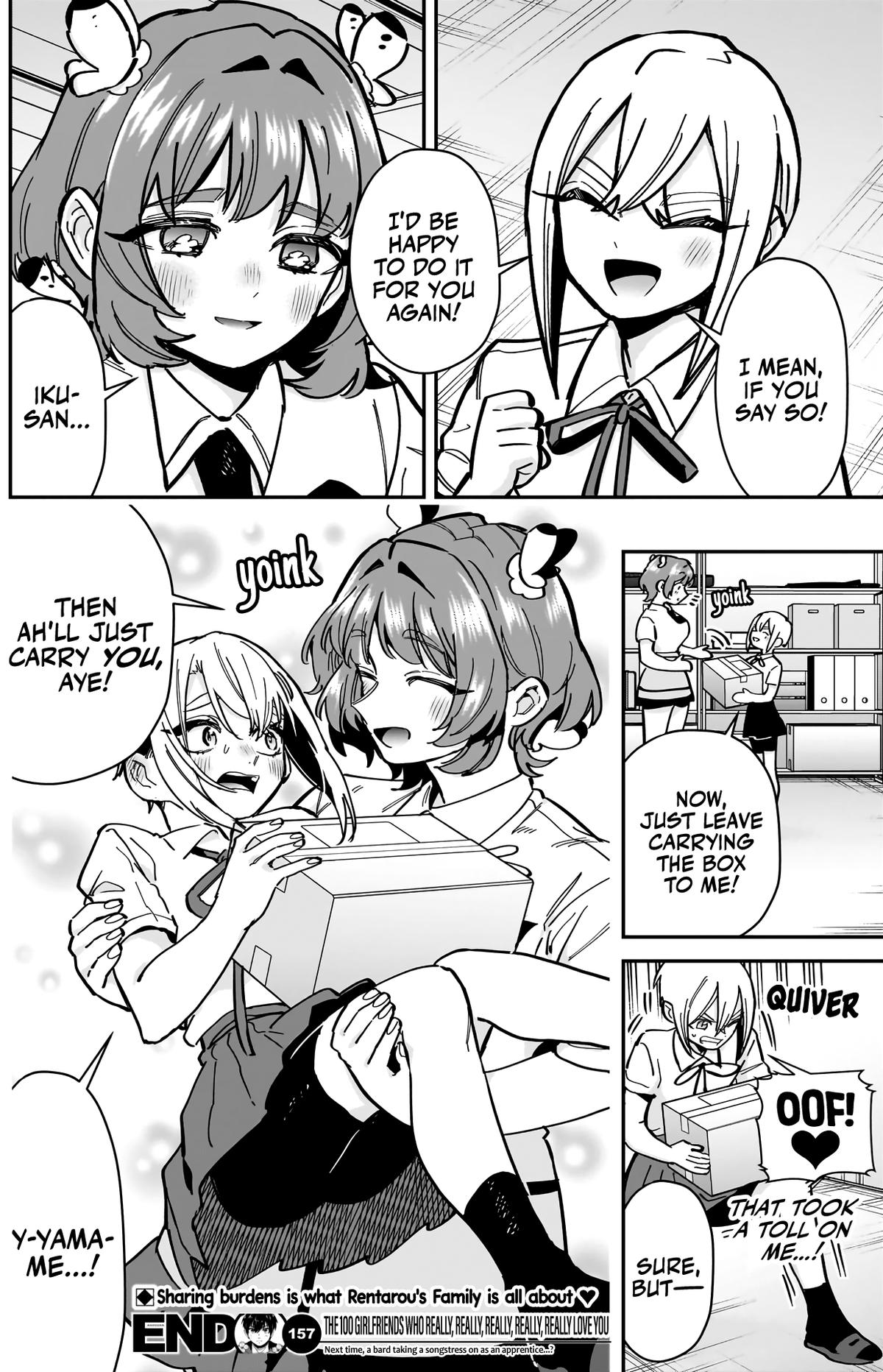 Kimi no Koto ga Daidaidaidaidaisuki na 100-nin no Kanojo Chap 157 - Next Chap 158