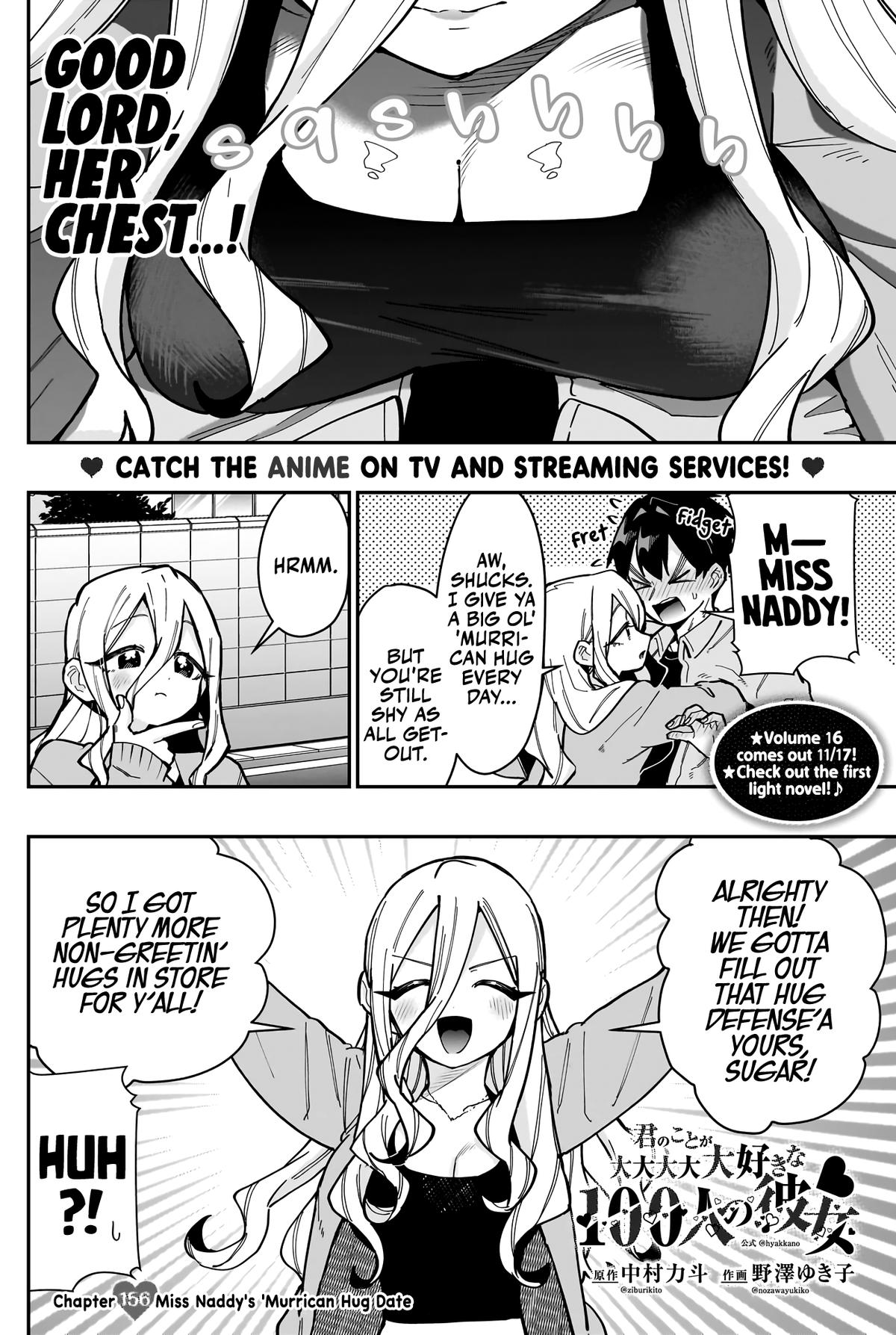 Kimi no Koto ga Daidaidaidaidaisuki na 100-nin no Kanojo Chap 156 - Next Chap 157