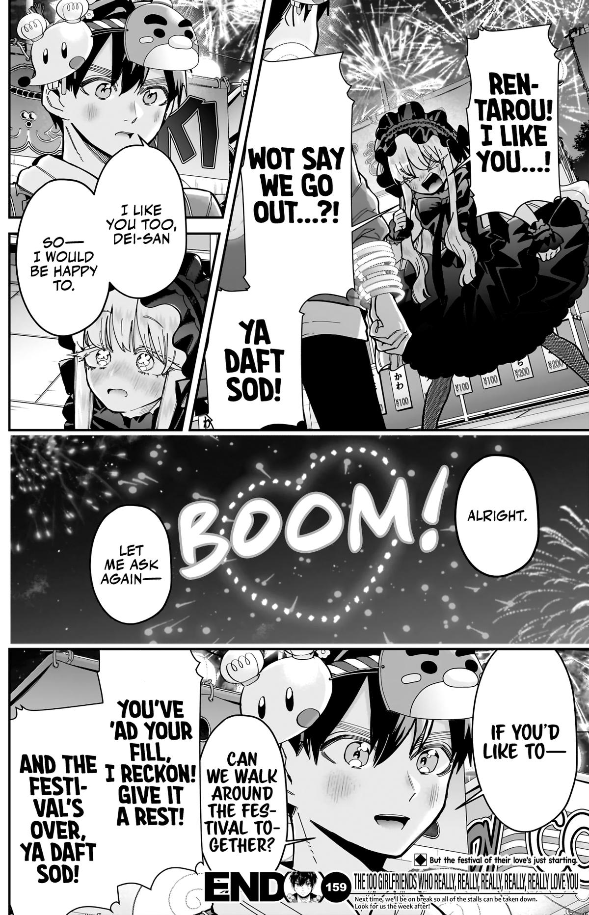 Kimi no Koto ga Daidaidaidaidaisuki na 100-nin no Kanojo Chap 159 - Next Chap 160
