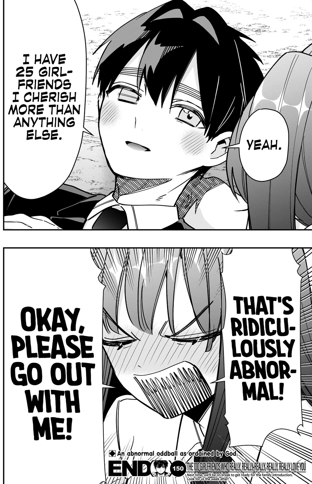 Kimi no Koto ga Daidaidaidaidaisuki na 100-nin no Kanojo Chap 150 - Next Chap 151