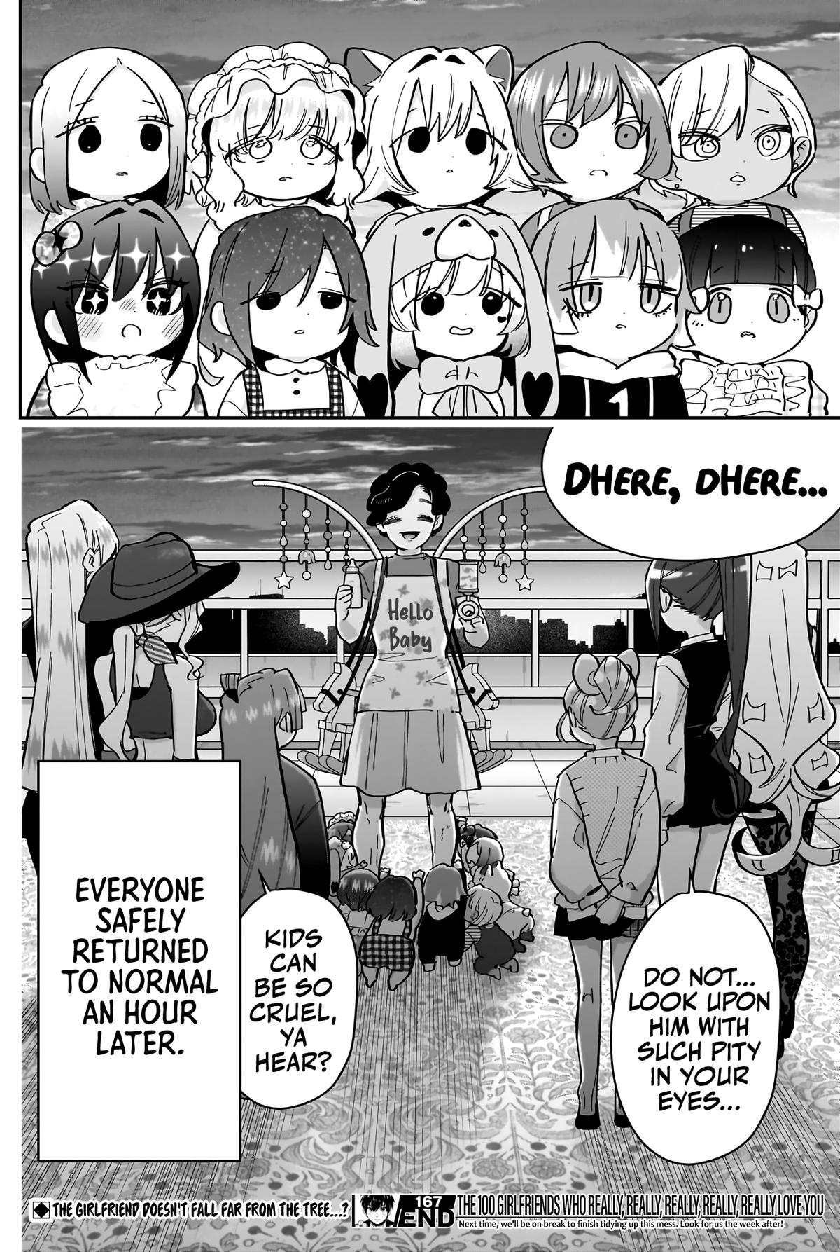 Kimi no Koto ga Daidaidaidaidaisuki na 100-nin no Kanojo Chap 167 - Next Chap 168
