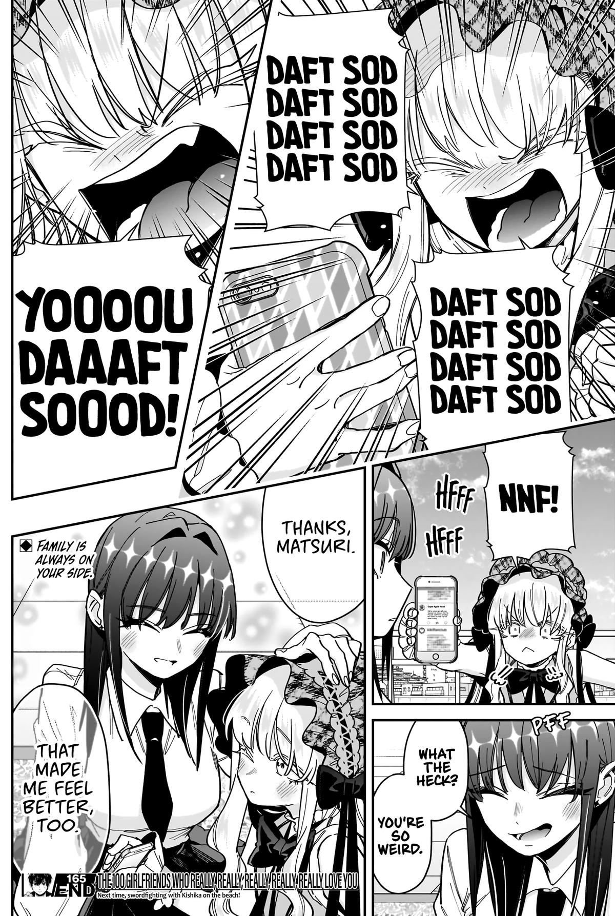 Kimi no Koto ga Daidaidaidaidaisuki na 100-nin no Kanojo Chap 165 - Next Chap 166