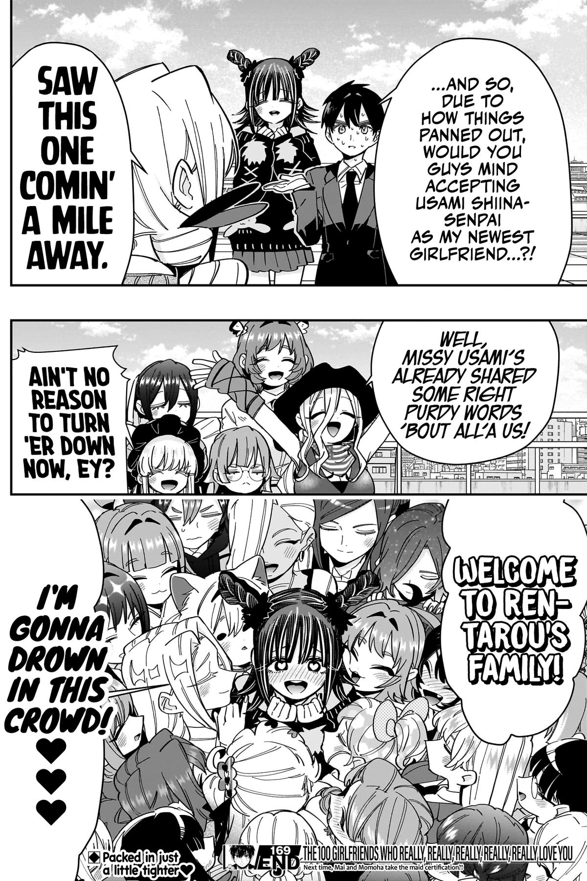 Kimi no Koto ga Daidaidaidaidaisuki na 100-nin no Kanojo Chap 169 - Next Chap 170
