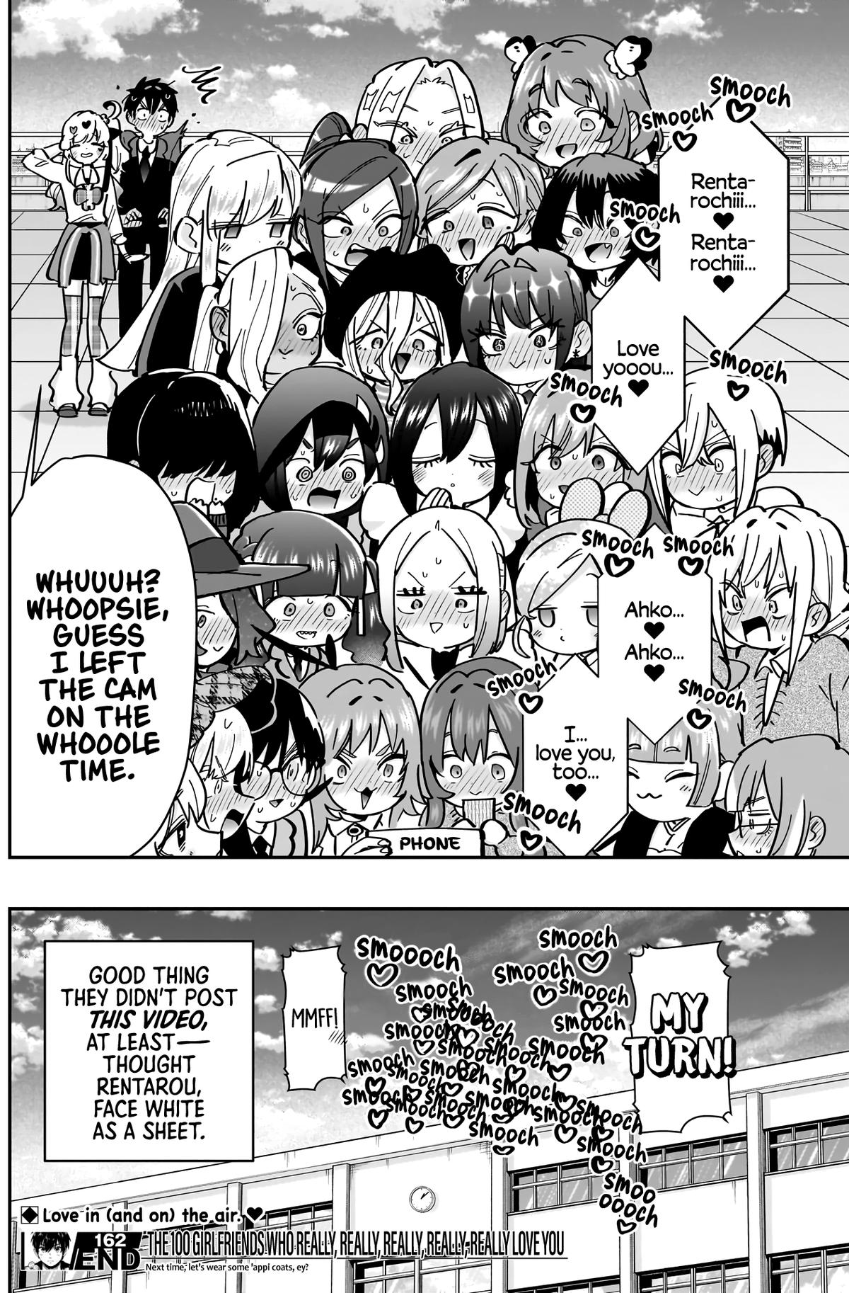 Kimi no Koto ga Daidaidaidaidaisuki na 100-nin no Kanojo Chap 162 - Next Chap 163