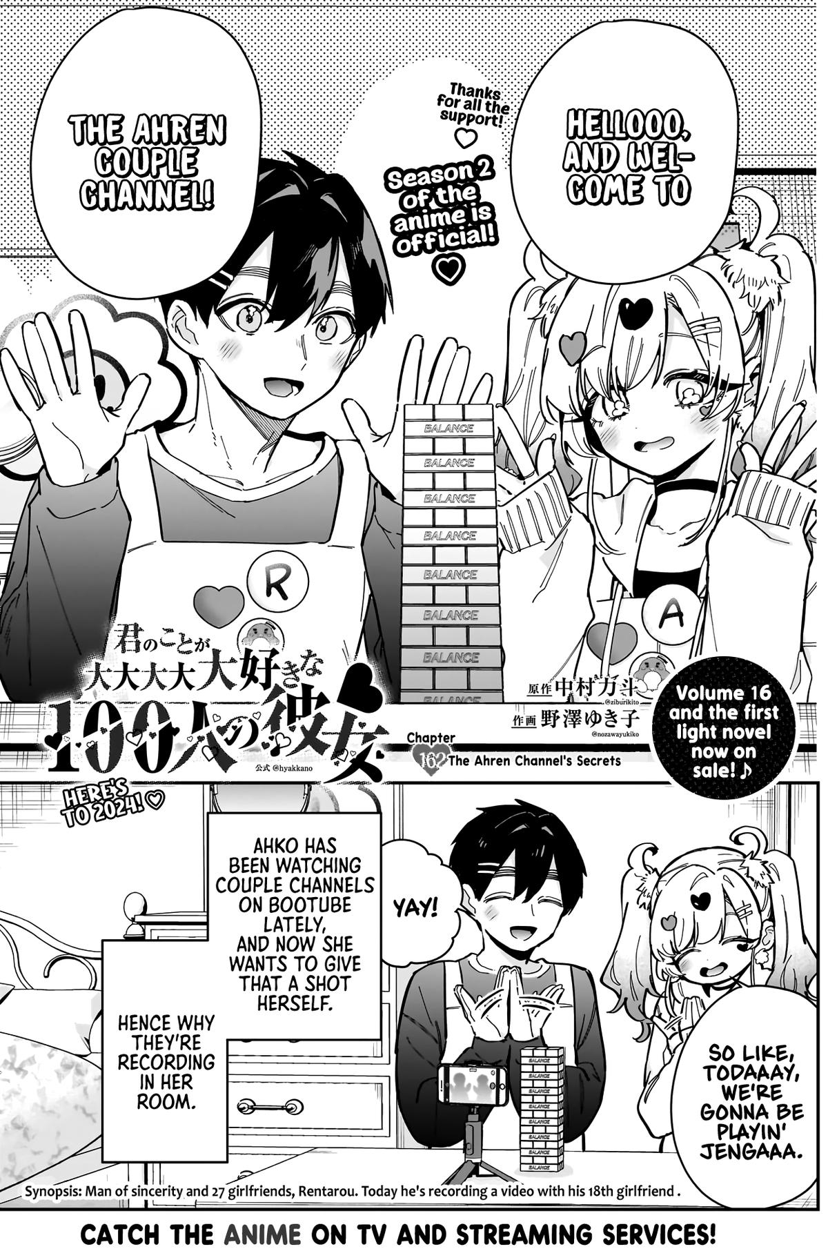 Kimi no Koto ga Daidaidaidaidaisuki na 100-nin no Kanojo Chap 162 - Next Chap 163