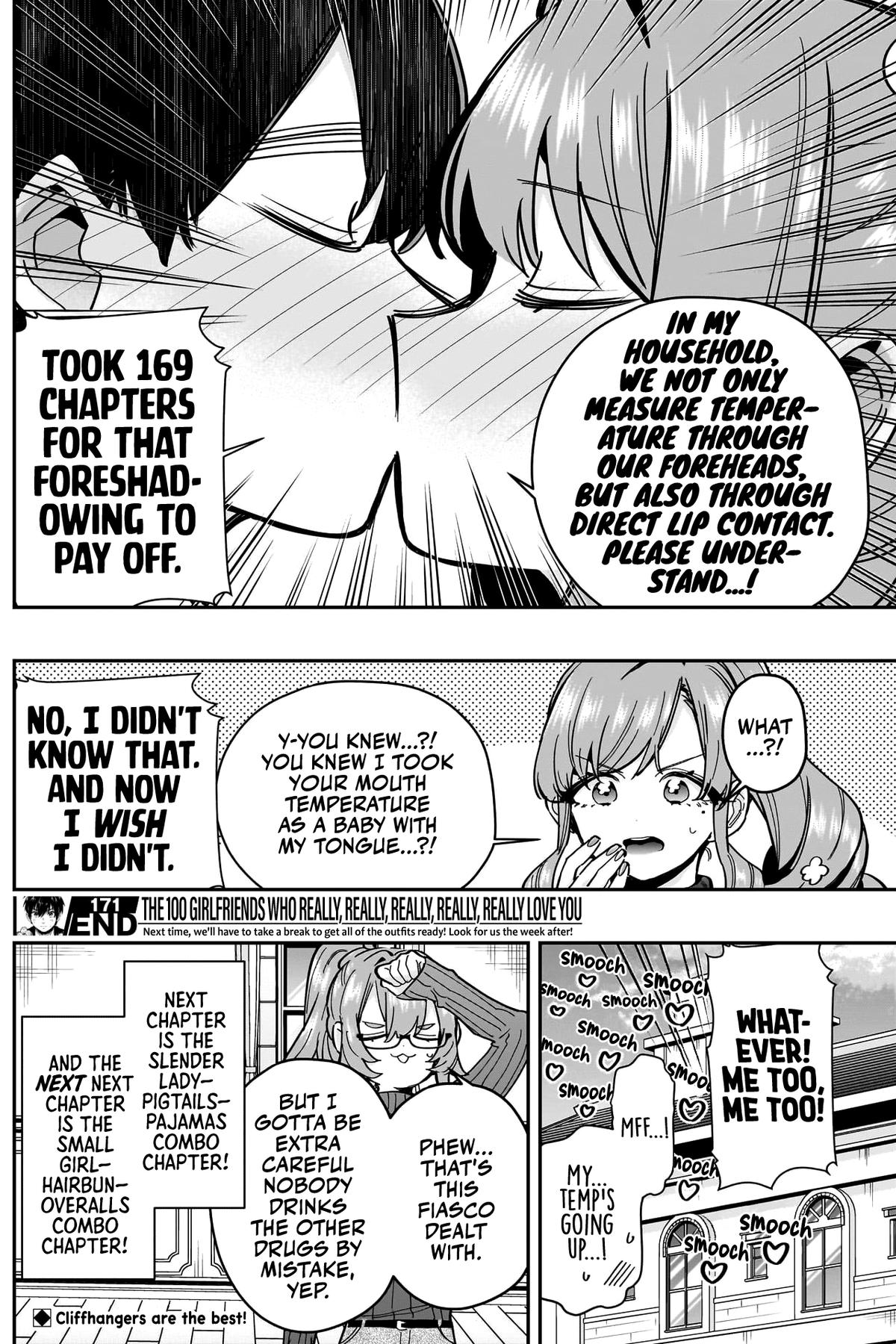 Kimi no Koto ga Daidaidaidaidaisuki na 100-nin no Kanojo Chap 171 - Next Chap 172