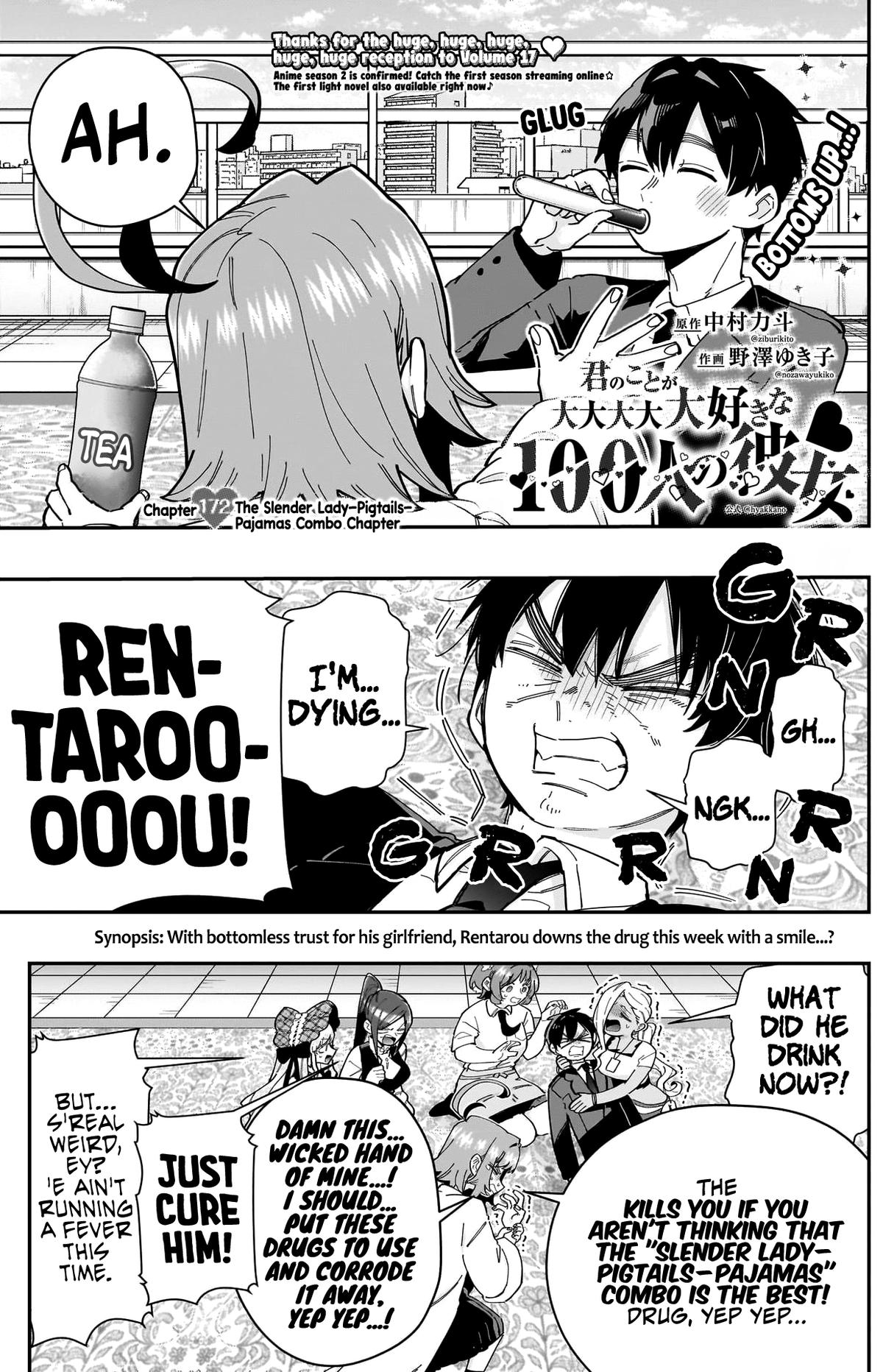 Kimi no Koto ga Daidaidaidaidaisuki na 100-nin no Kanojo Chap 172 - Next Chap 173