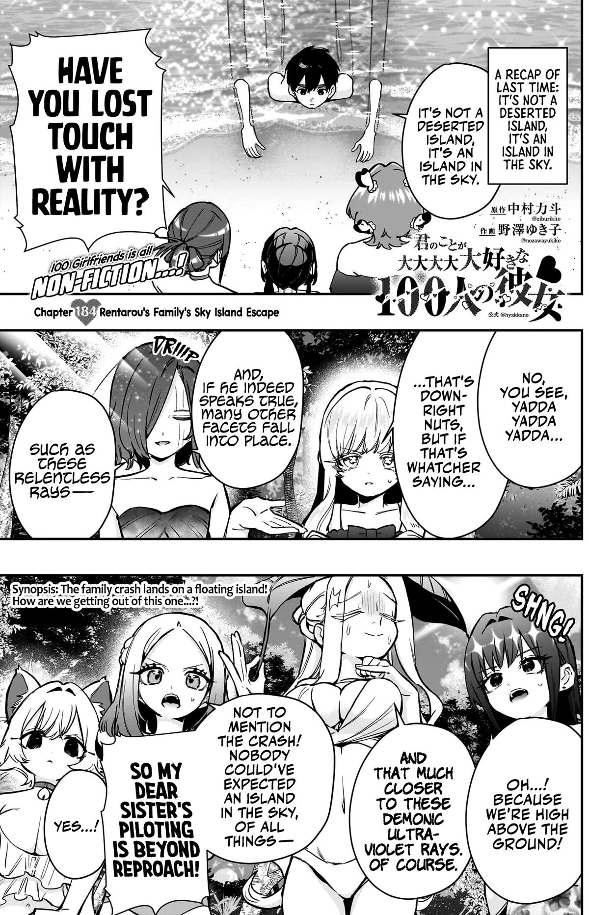 Kimi no Koto ga Daidaidaidaidaisuki na 100-nin no Kanojo Chap 184 - Next Chap 185