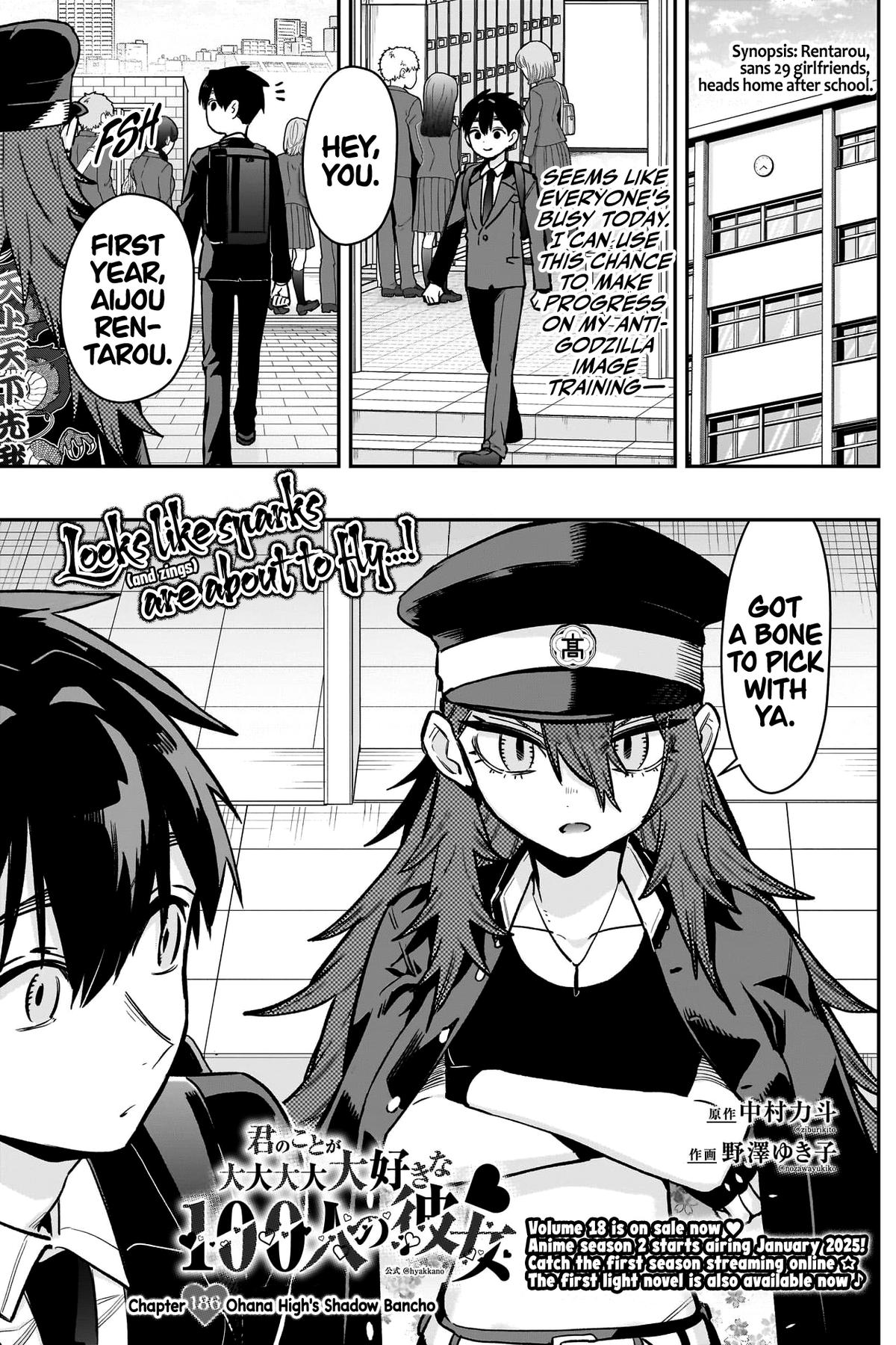 Kimi no Koto ga Daidaidaidaidaisuki na 100-nin no Kanojo Chap 186 - Next Chap 187