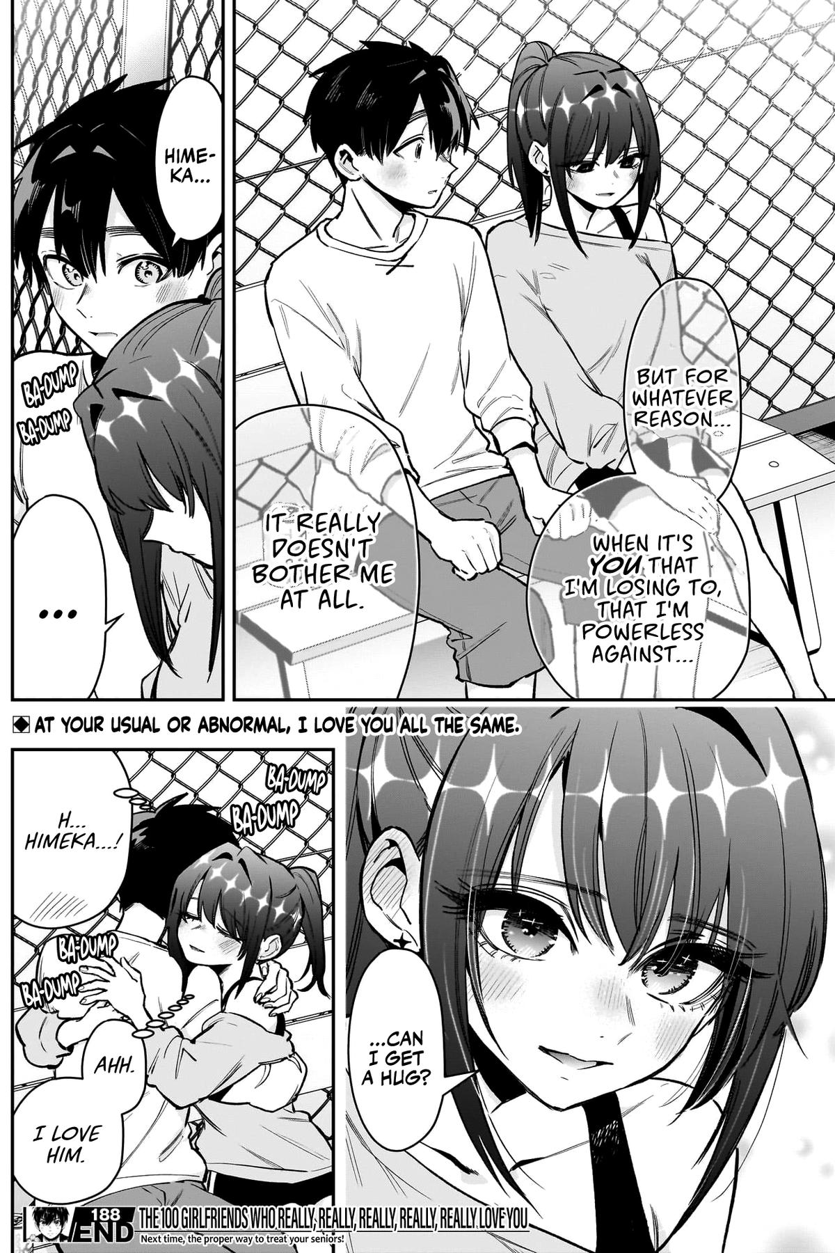 Kimi no Koto ga Daidaidaidaidaisuki na 100-nin no Kanojo Chap 188 - Next Chap 189