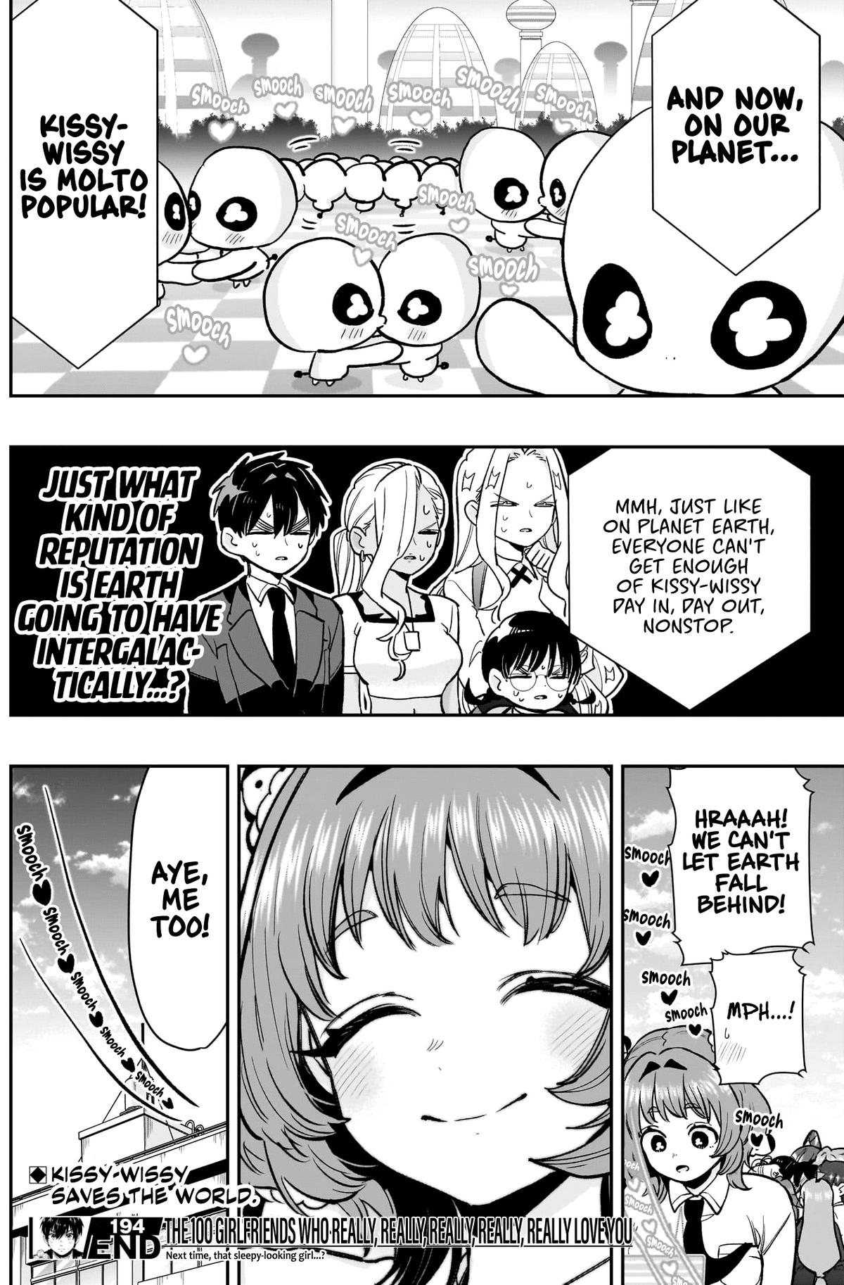 Kimi no Koto ga Daidaidaidaidaisuki na 100-nin no Kanojo Chap 194 - Next Chap 195