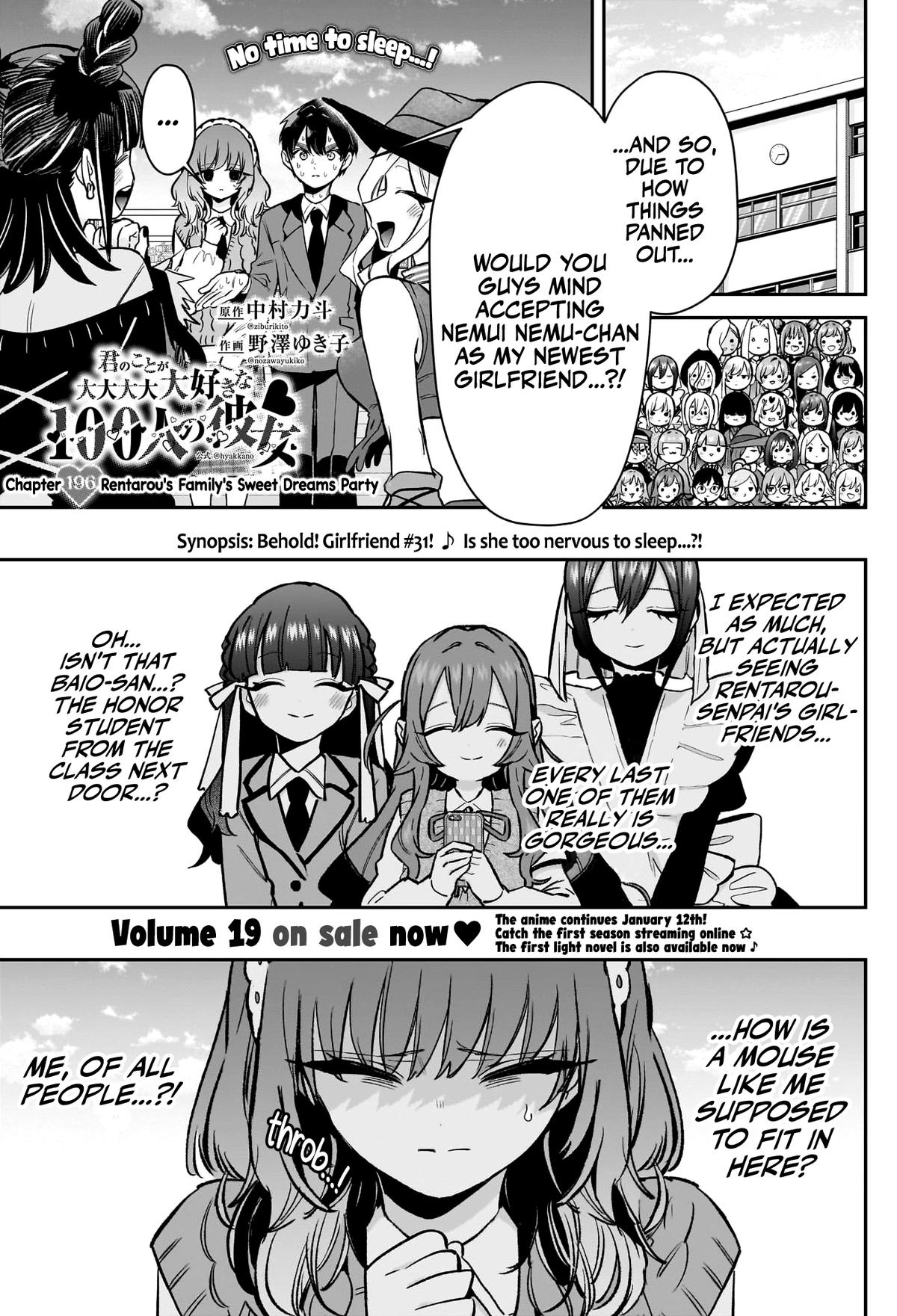 Kimi no Koto ga Daidaidaidaidaisuki na 100-nin no Kanojo Chap 196 - Next Chap 197