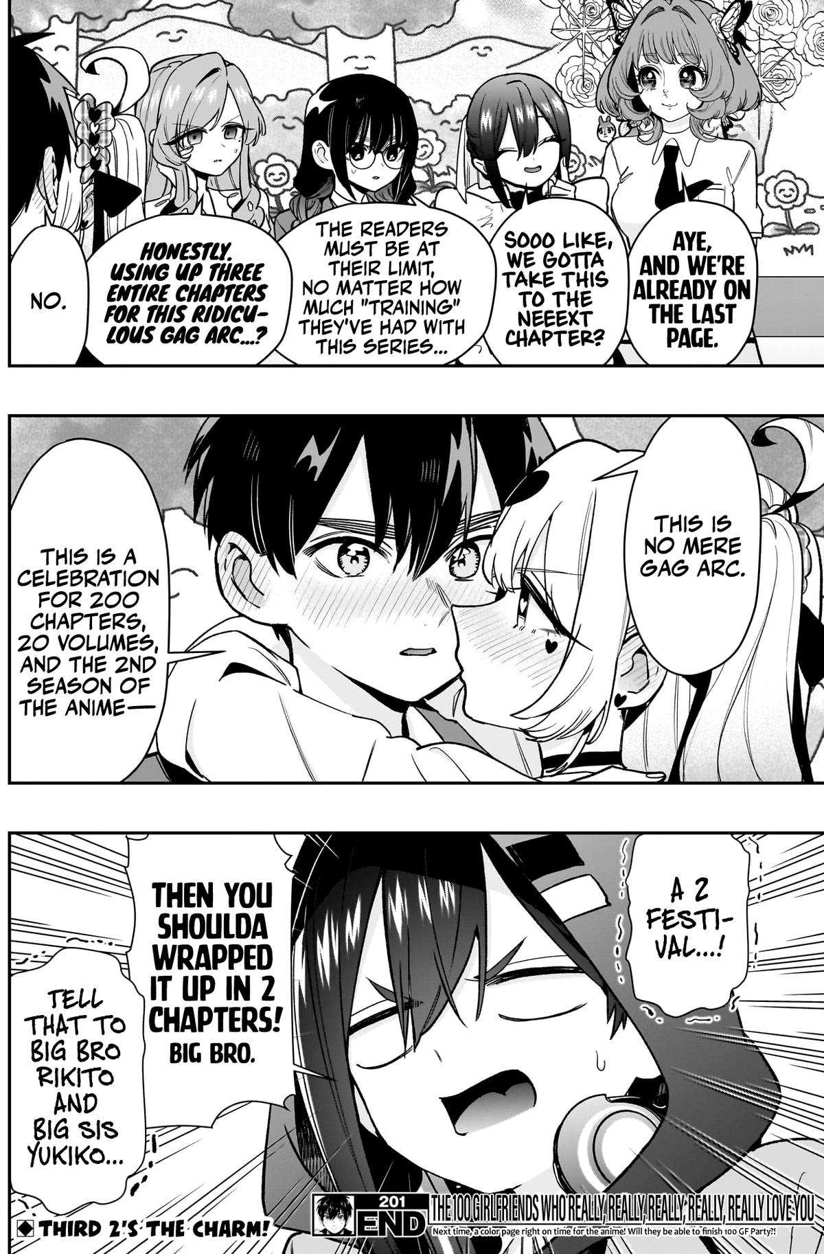 Kimi no Koto ga Daidaidaidaidaisuki na 100-nin no Kanojo Chap 201 - Next Chap 202