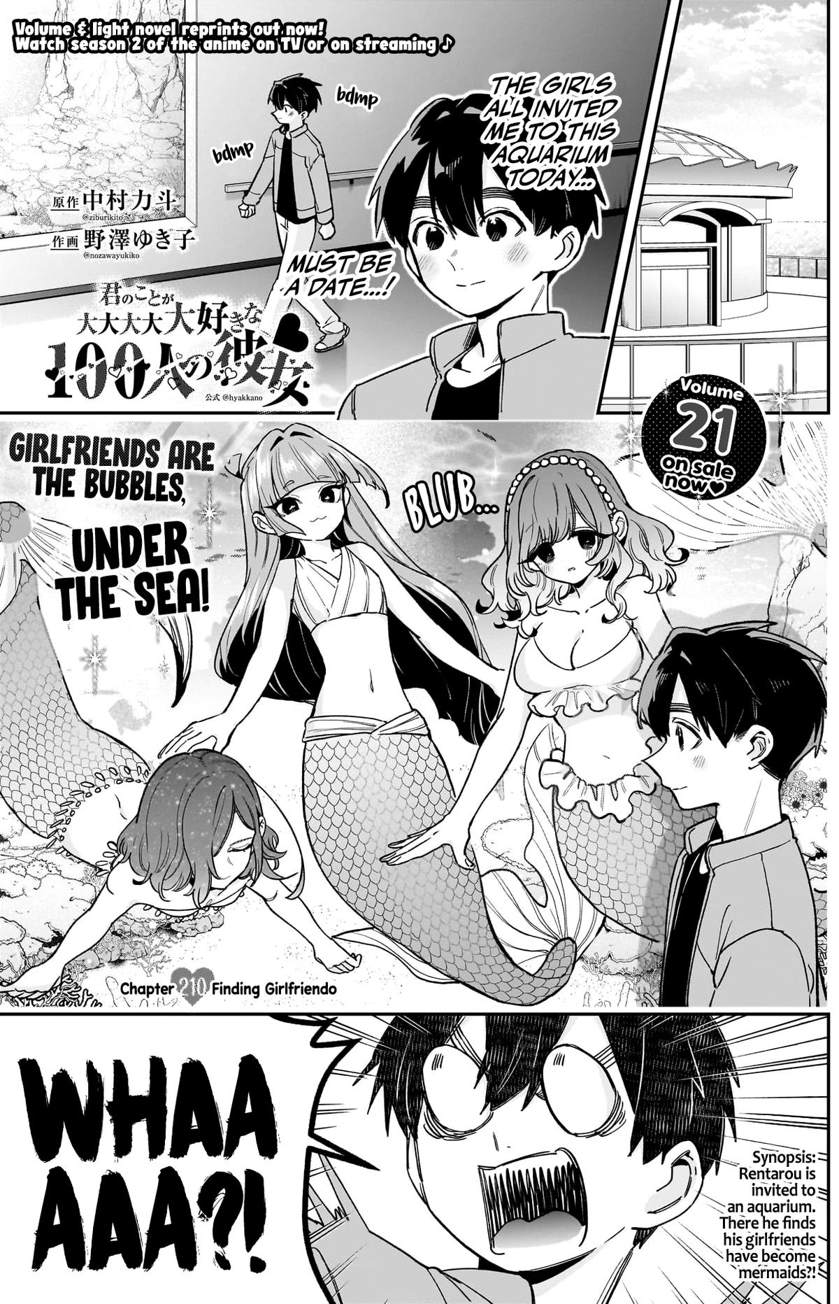 Kimi no Koto ga Daidaidaidaidaisuki na 100-nin no Kanojo Chap 210 - Next Chap 211