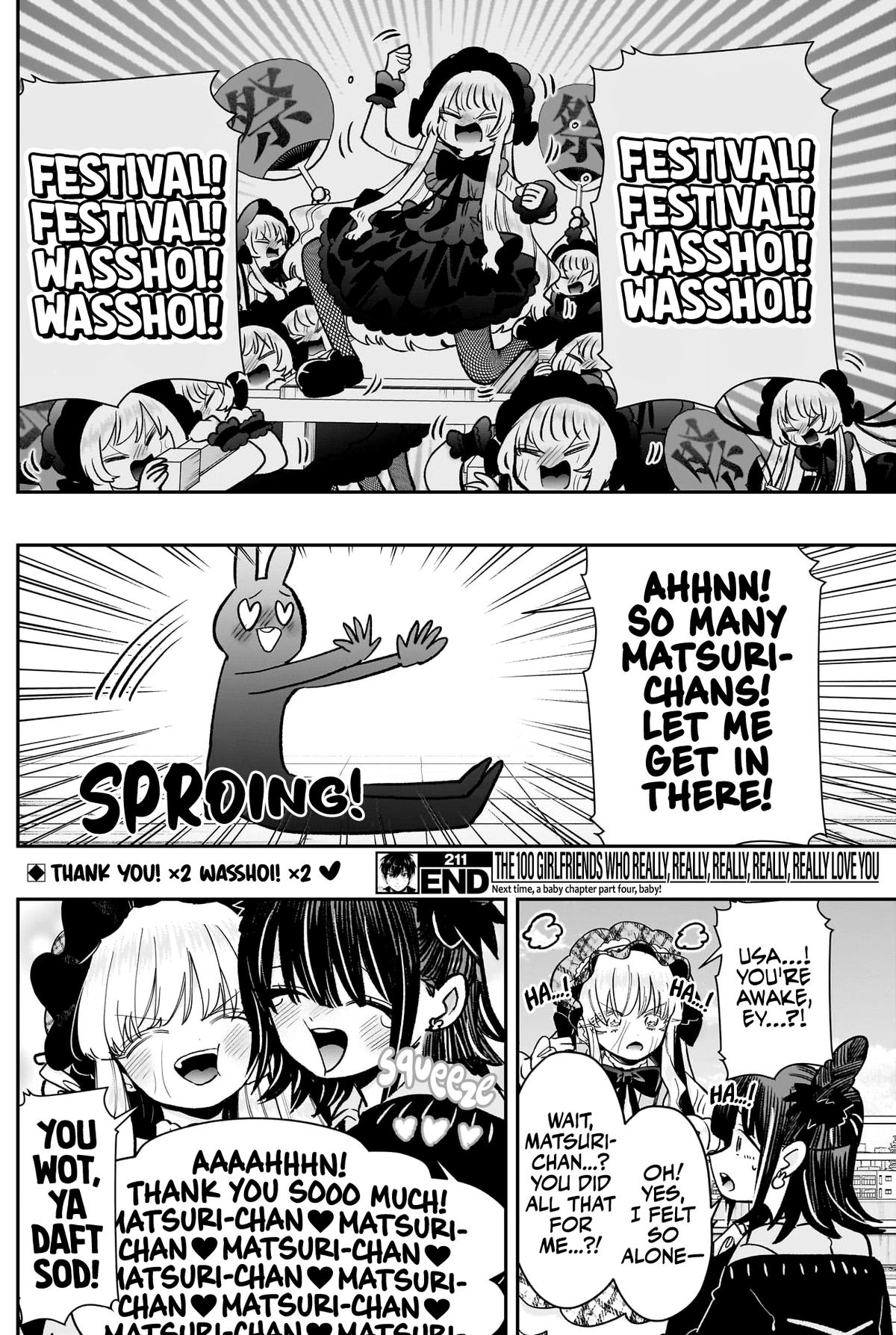 Kimi no Koto ga Daidaidaidaidaisuki na 100-nin no Kanojo Chap 211 - Next Chap 212