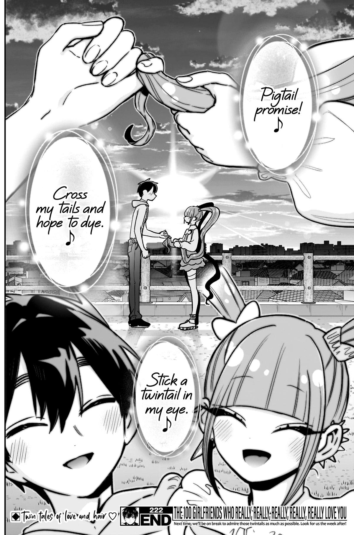 Kimi no Koto ga Daidaidaidaidaisuki na 100-nin no Kanojo Chap 222 - Next Chap 223