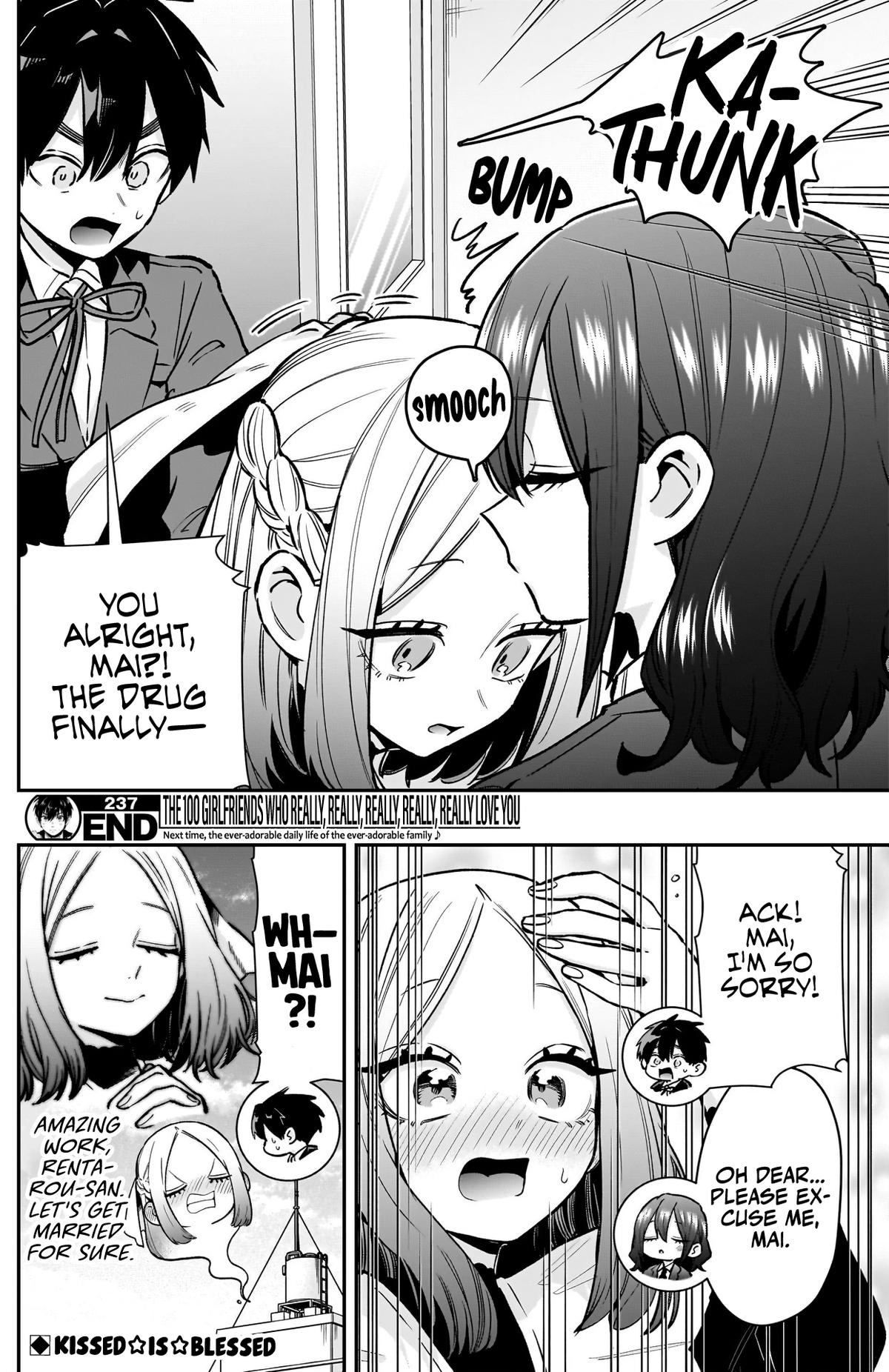 Kimi no Koto ga Daidaidaidaidaisuki na 100-nin no Kanojo Chap 237 - Next Chap 238